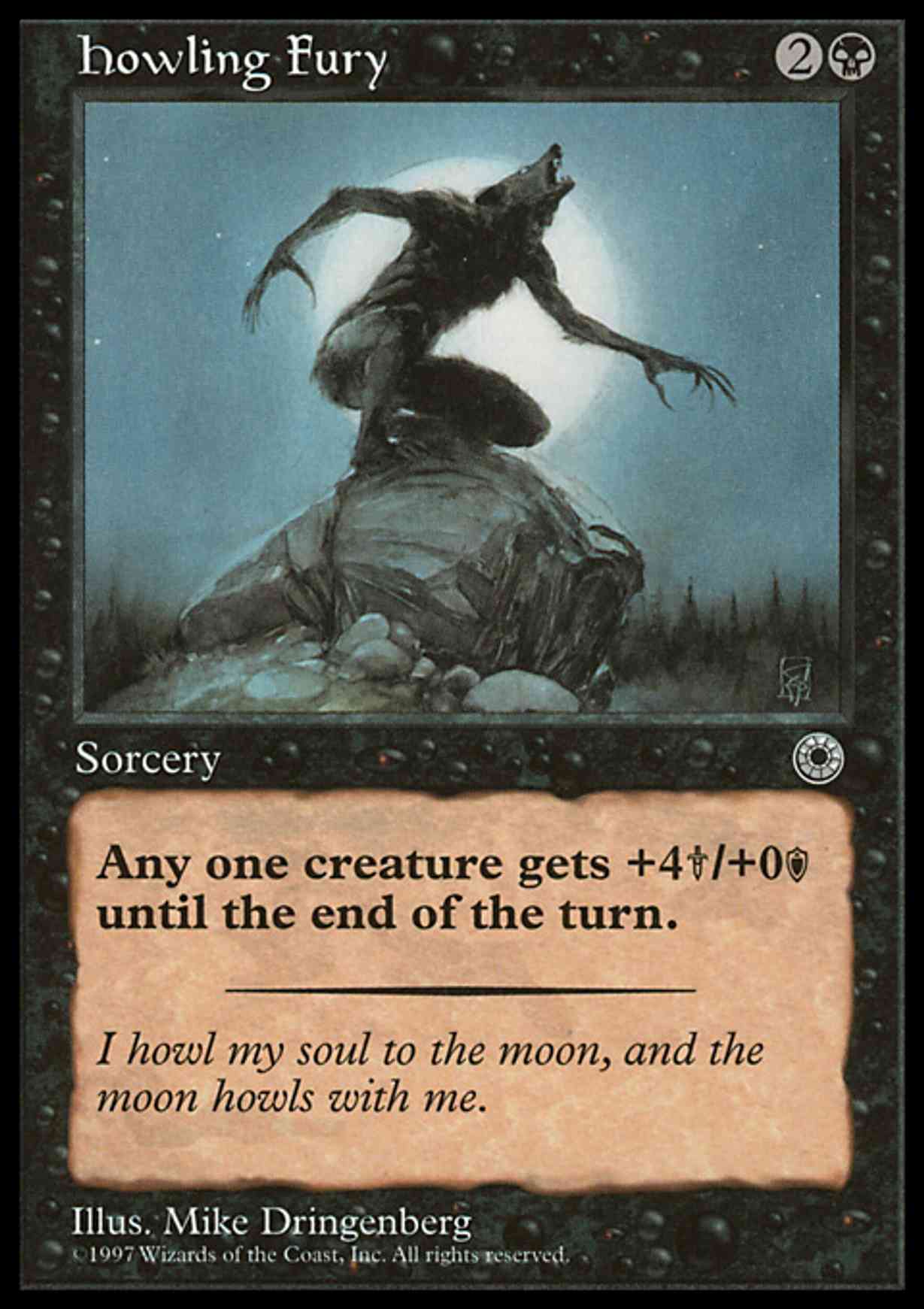 Howling Fury magic card front