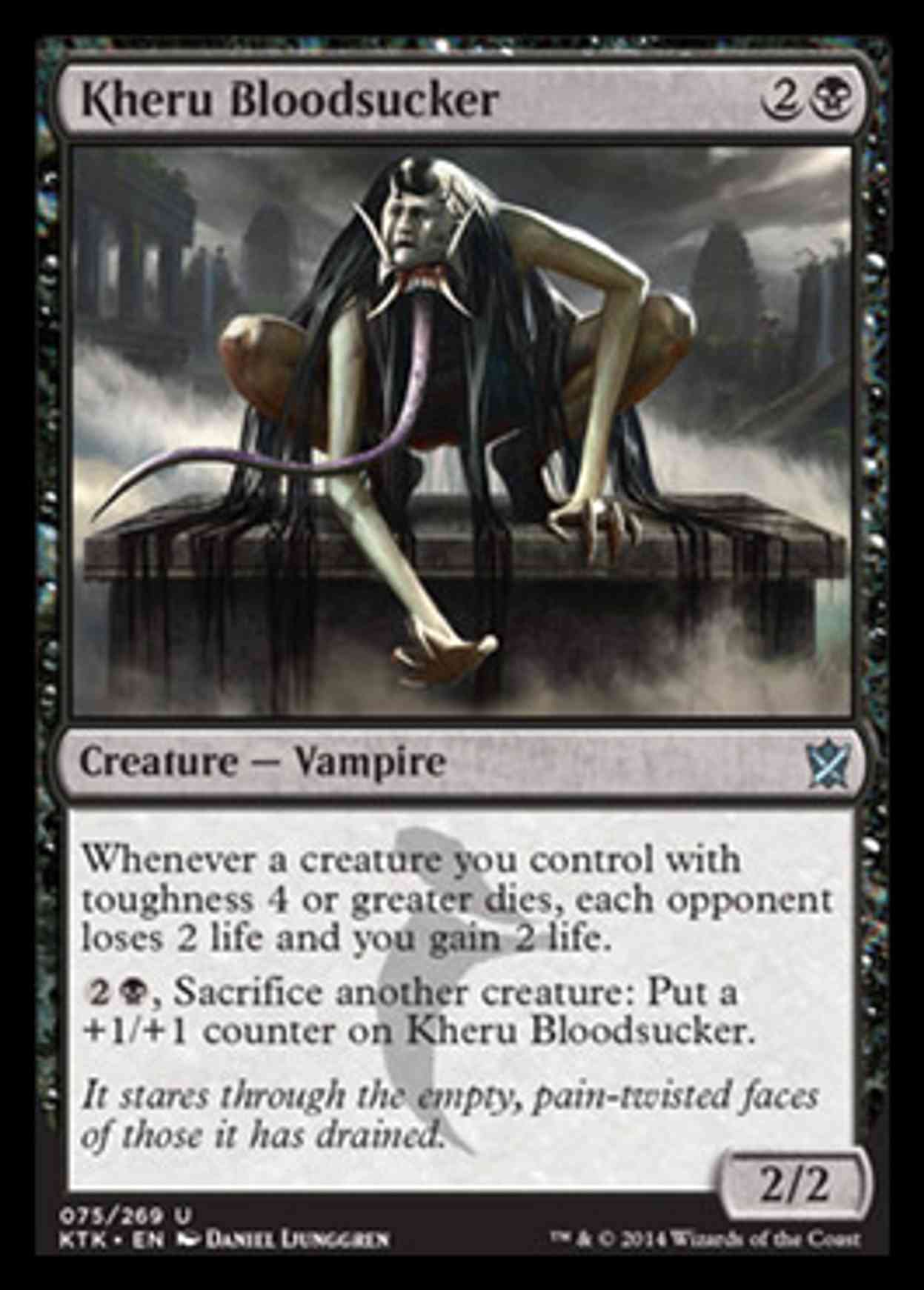 Kheru Bloodsucker magic card front