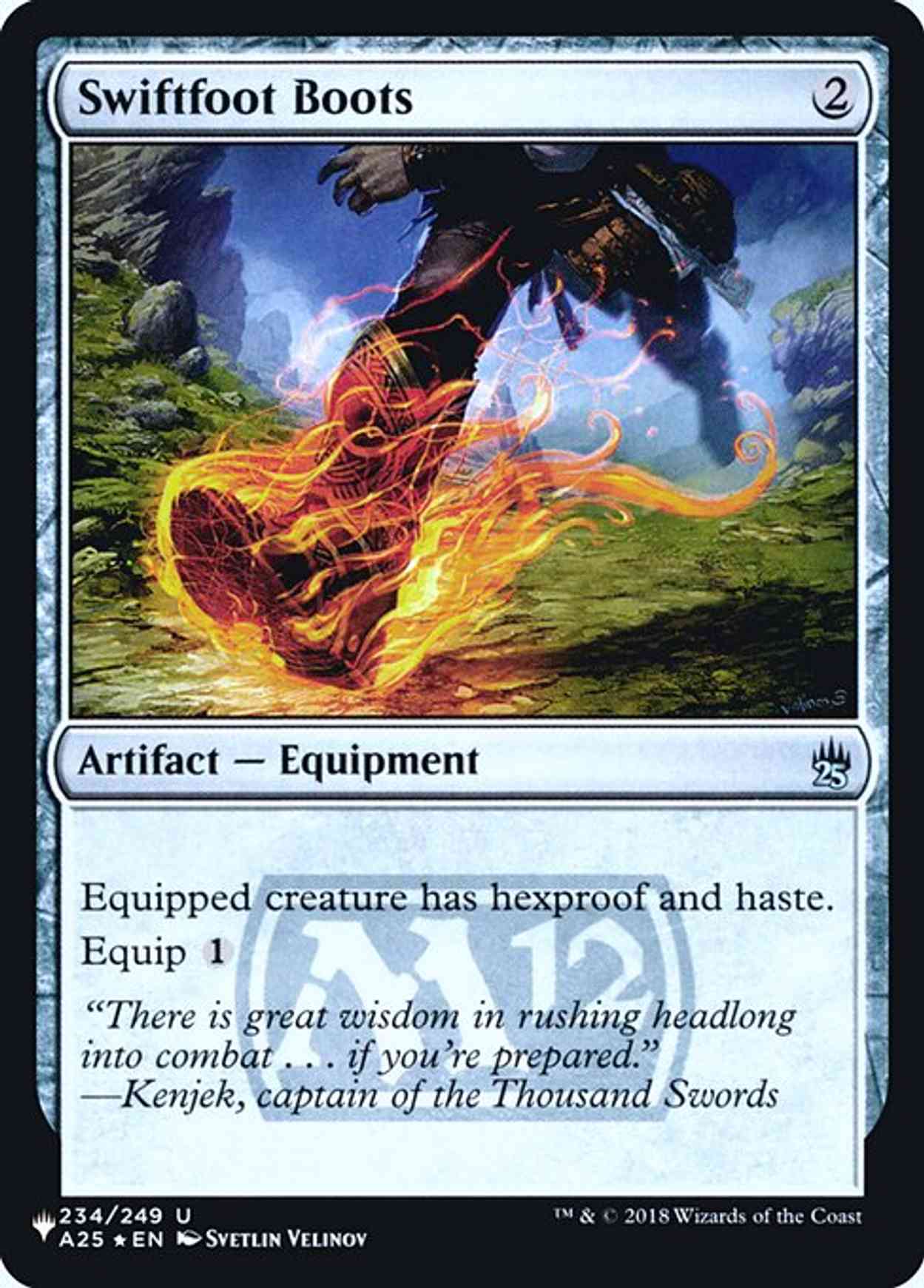 Swiftfoot Boots magic card front