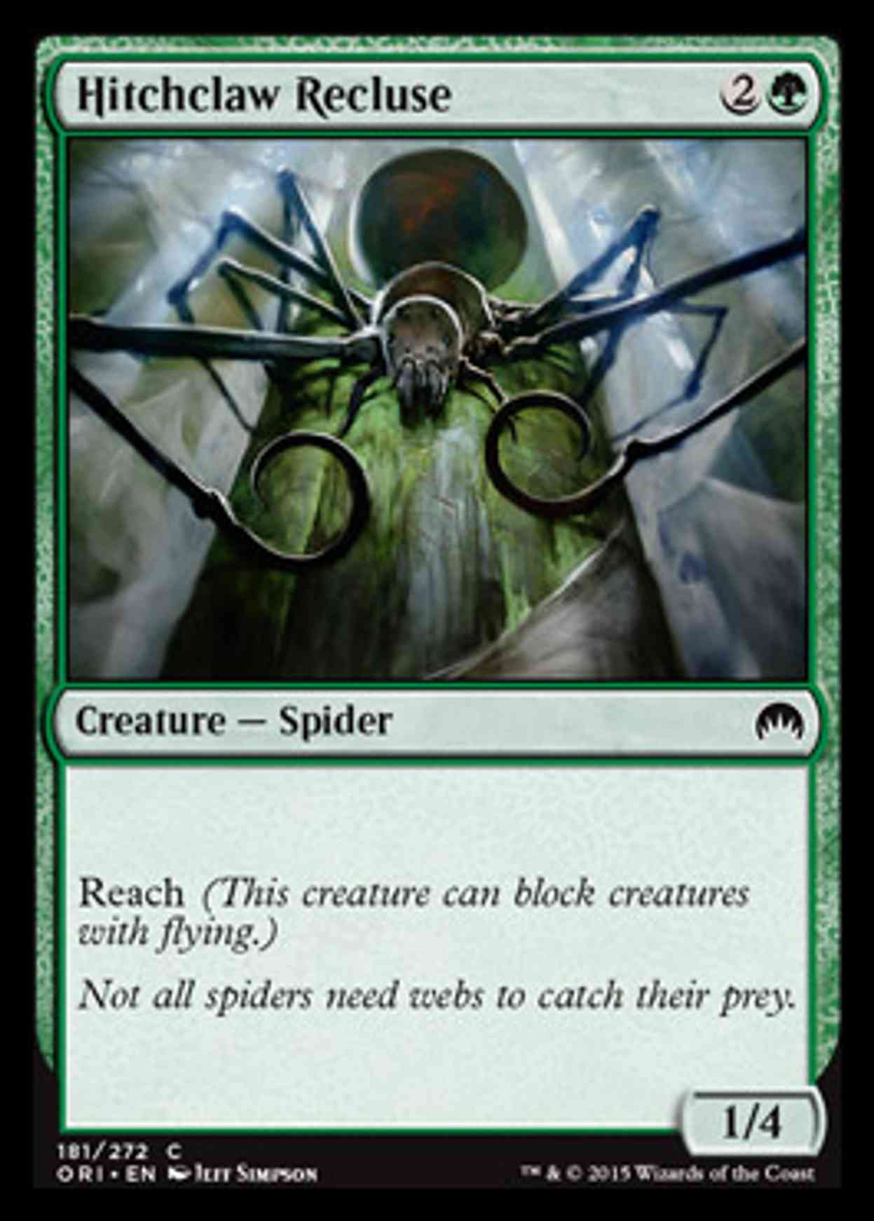 Hitchclaw Recluse magic card front