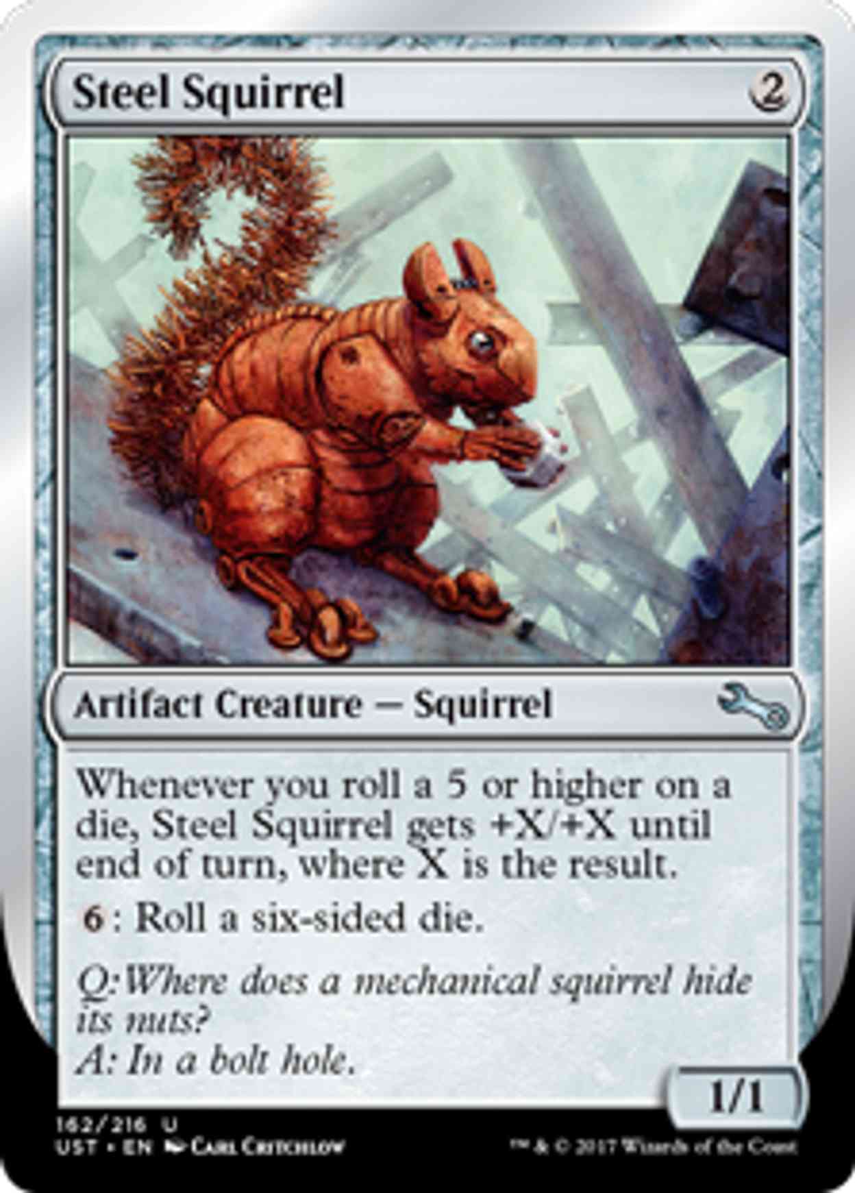 Steel Squirrel magic card front