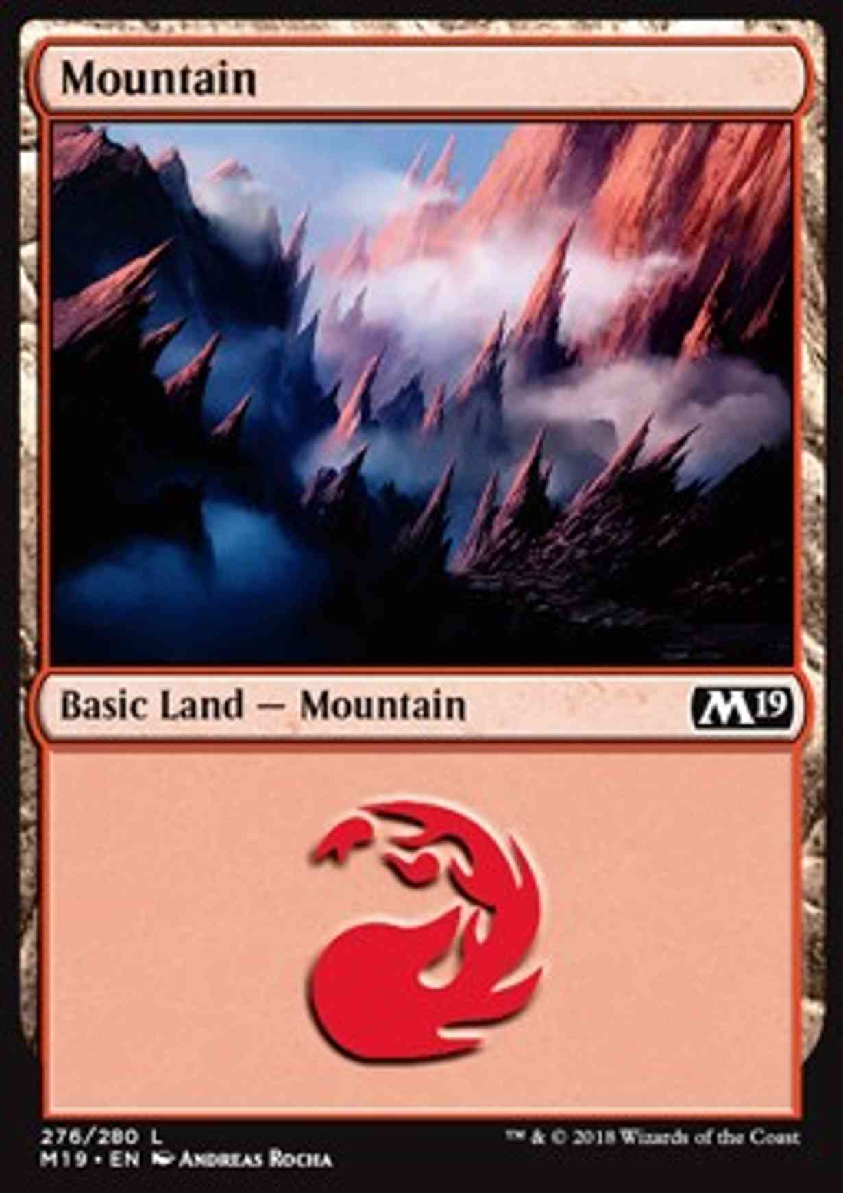 Mountain (276) magic card front