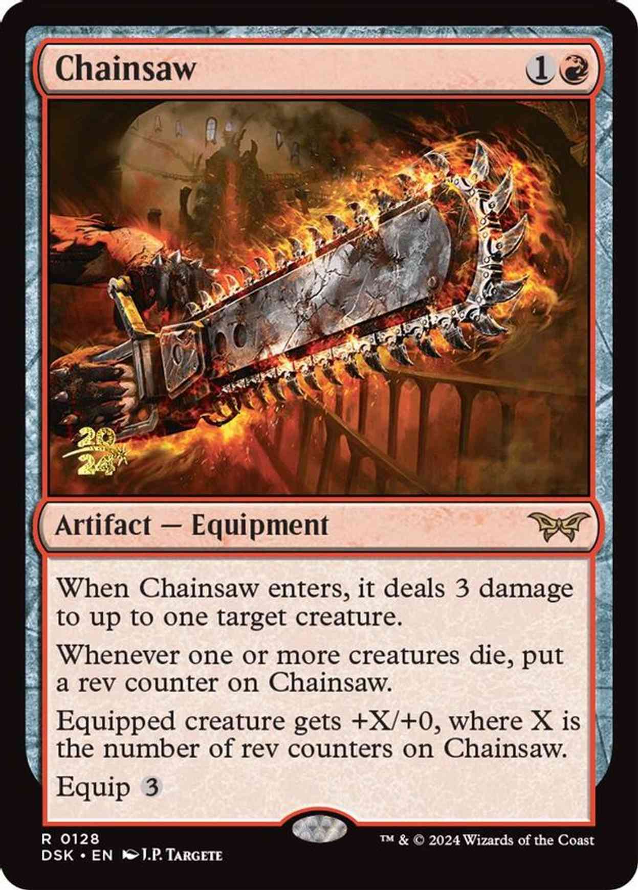 Chainsaw magic card front