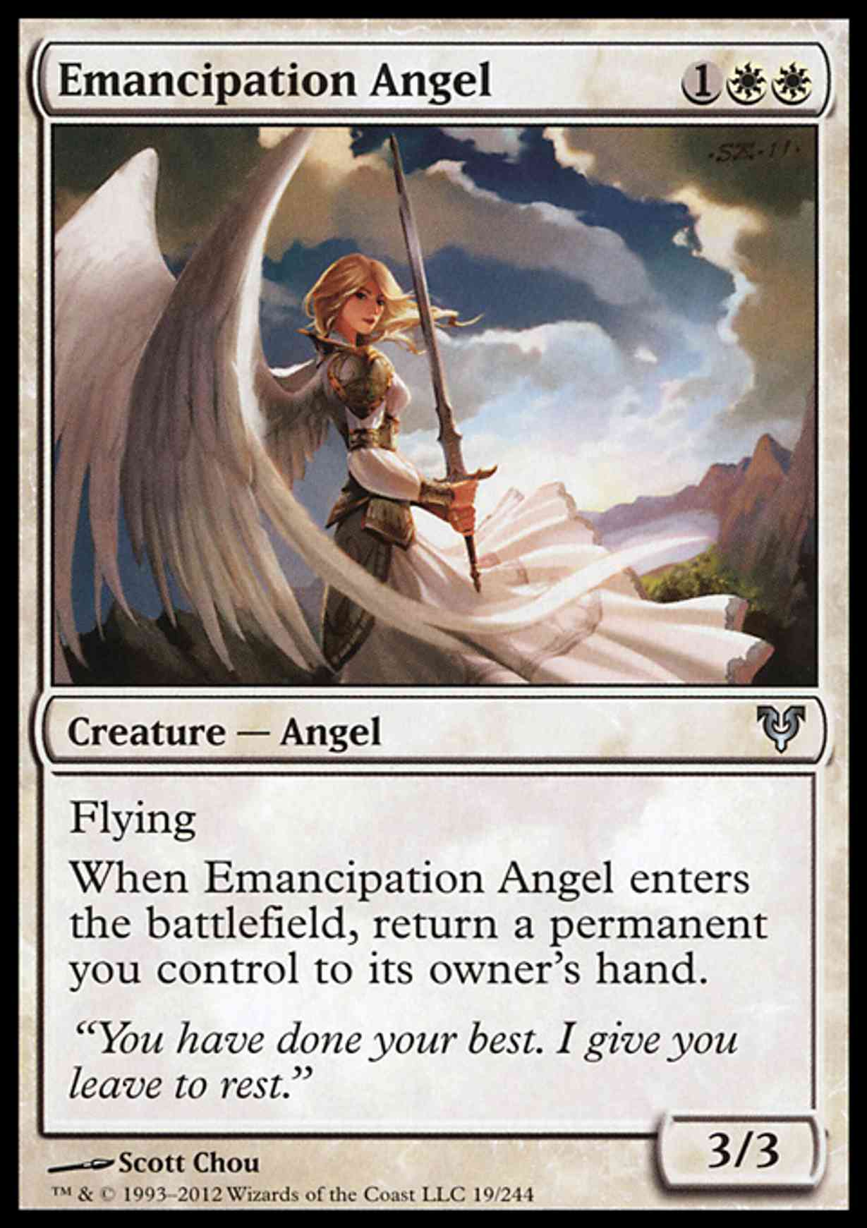 Emancipation Angel magic card front