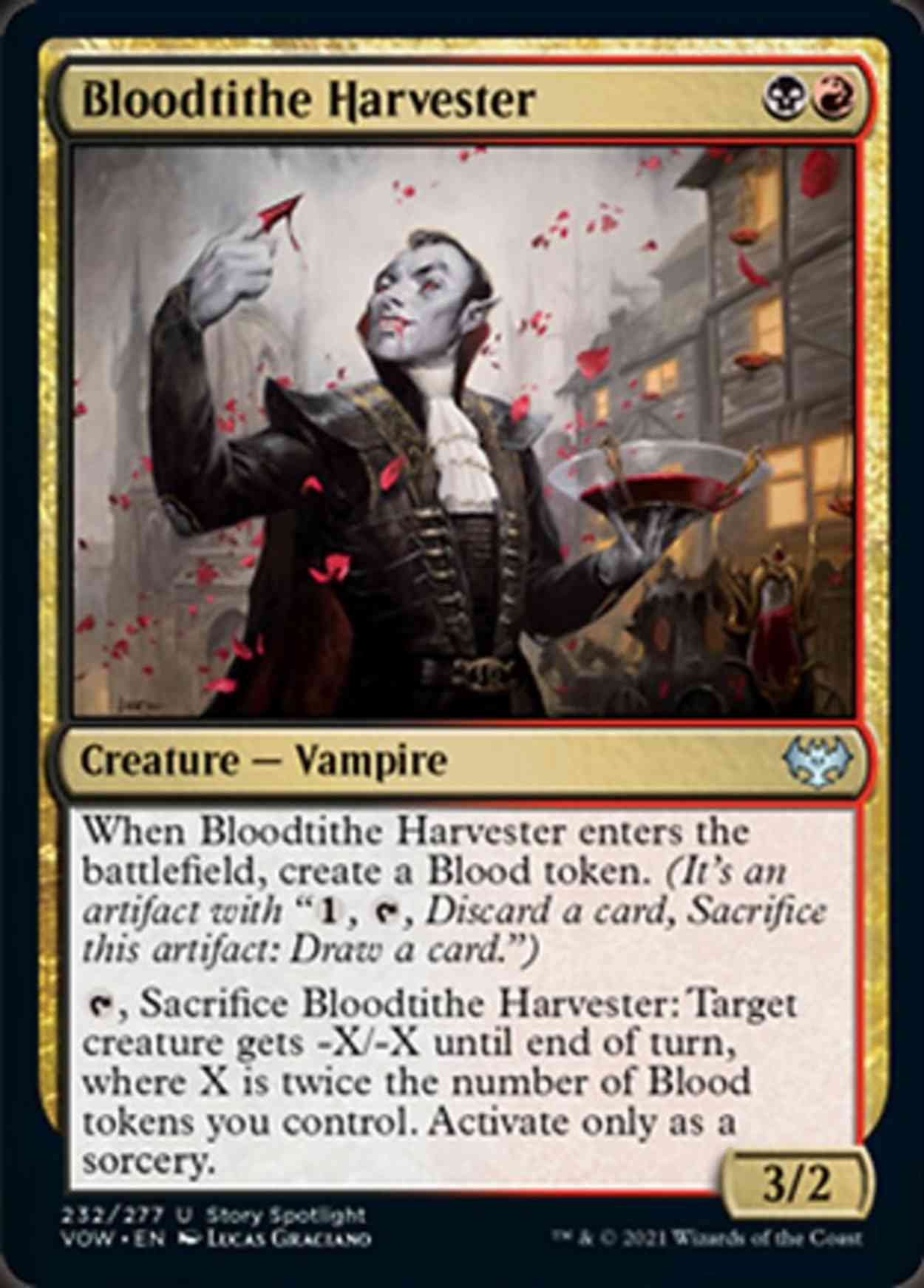 Bloodtithe Harvester magic card front