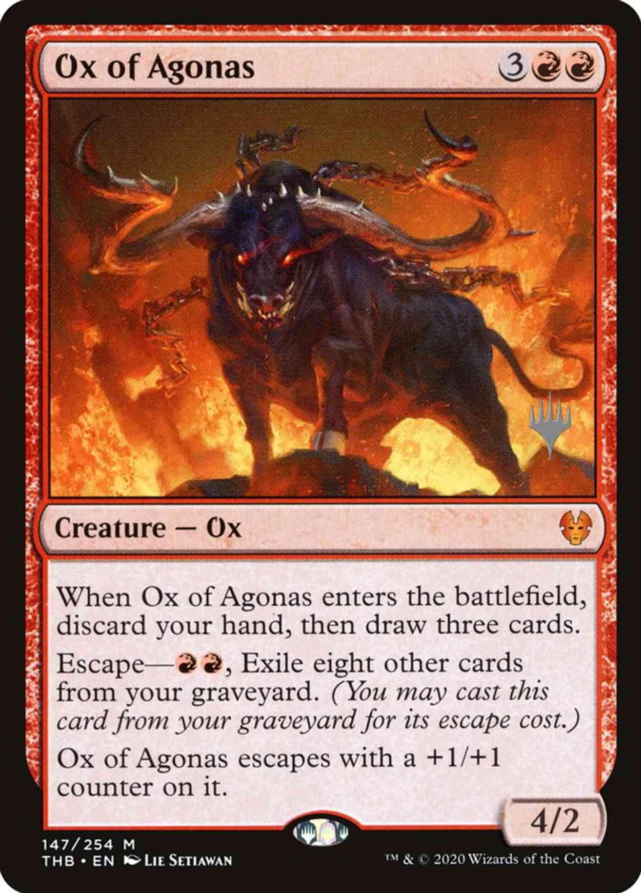 Ox of Agonas magic card front