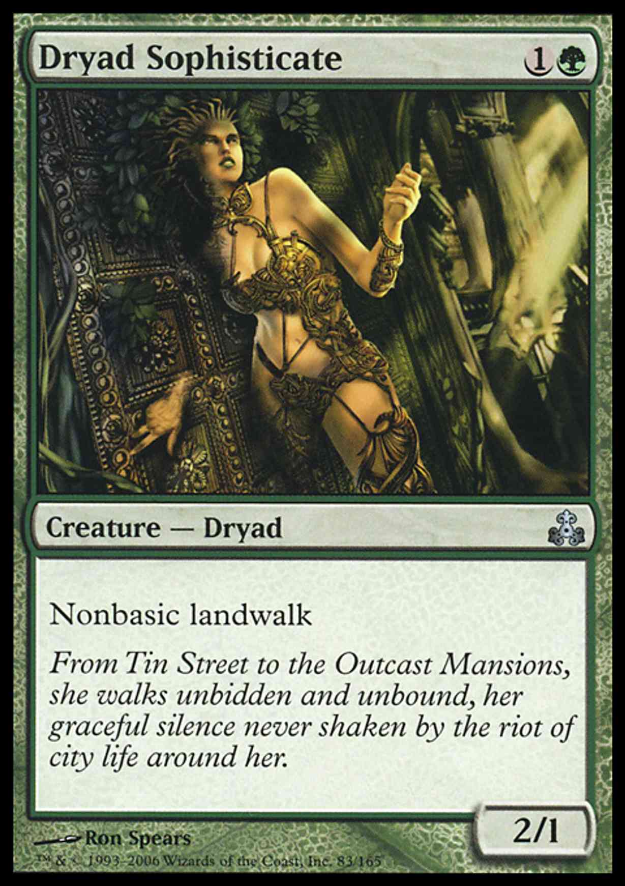 Dryad Sophisticate magic card front
