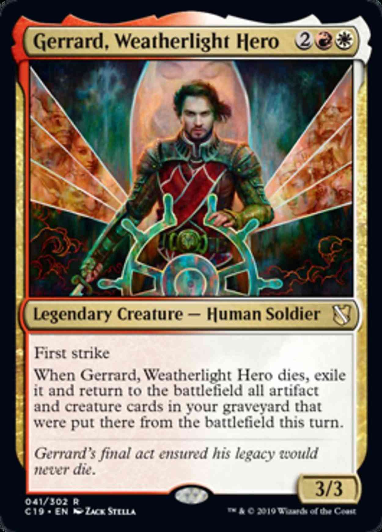 Gerrard, Weatherlight Hero magic card front