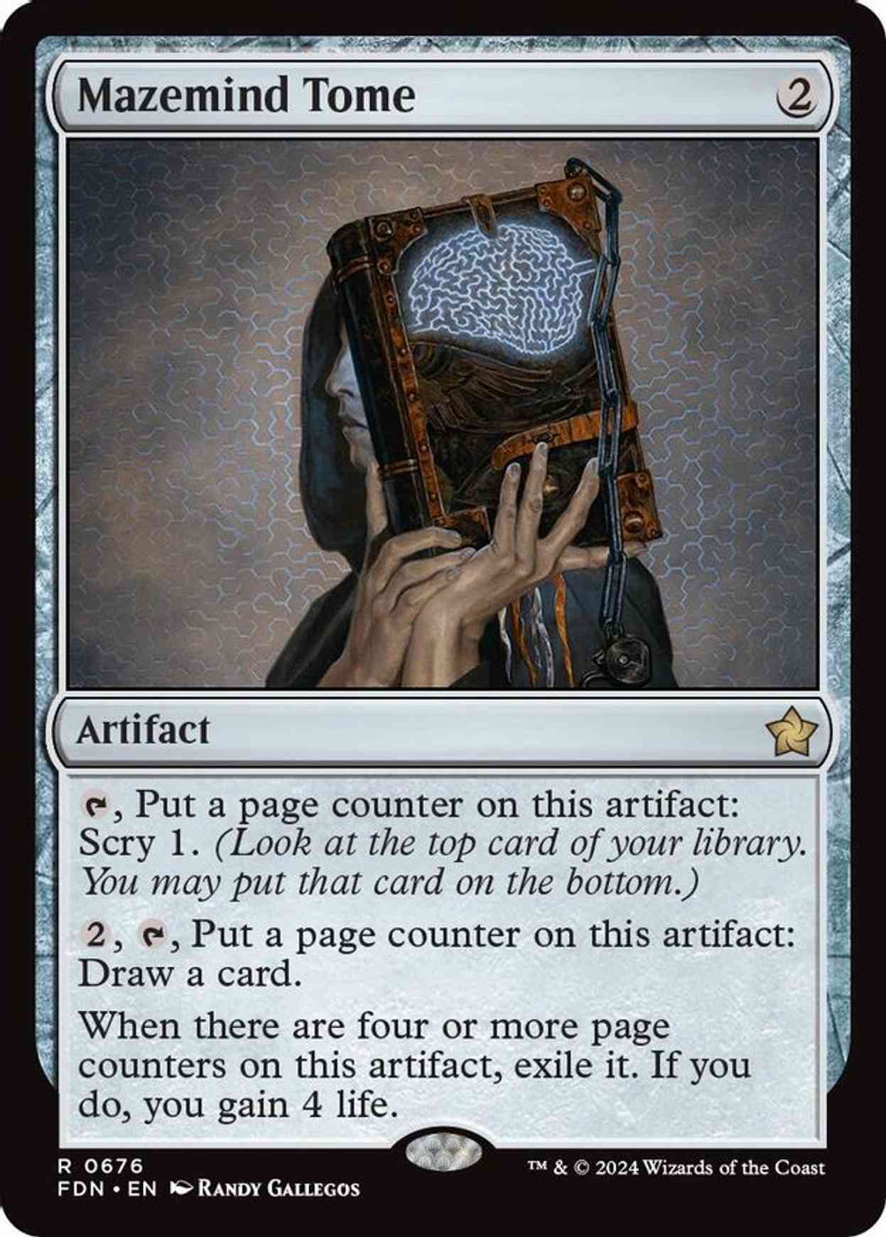 Mazemind Tome magic card front
