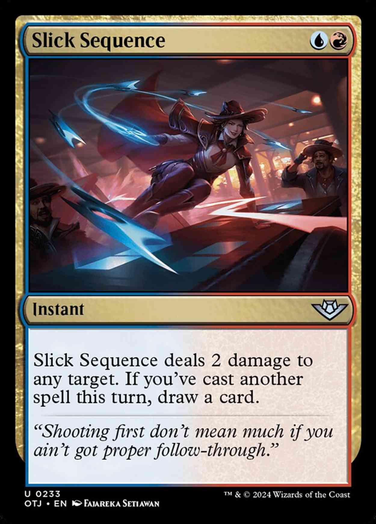 Slick Sequence magic card front