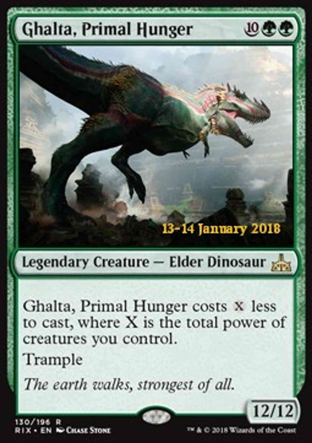 Ghalta, Primal Hunger magic card front