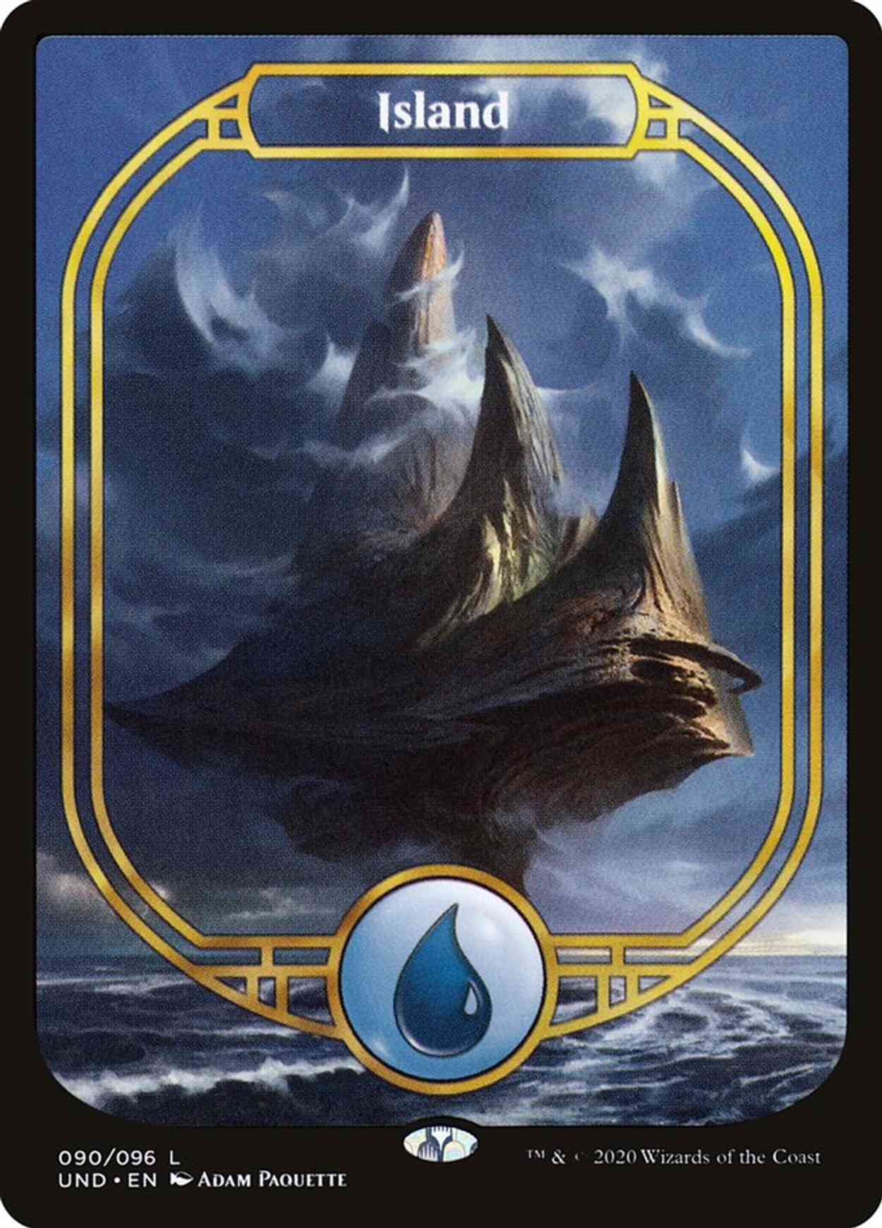 Island (Full Art) magic card front