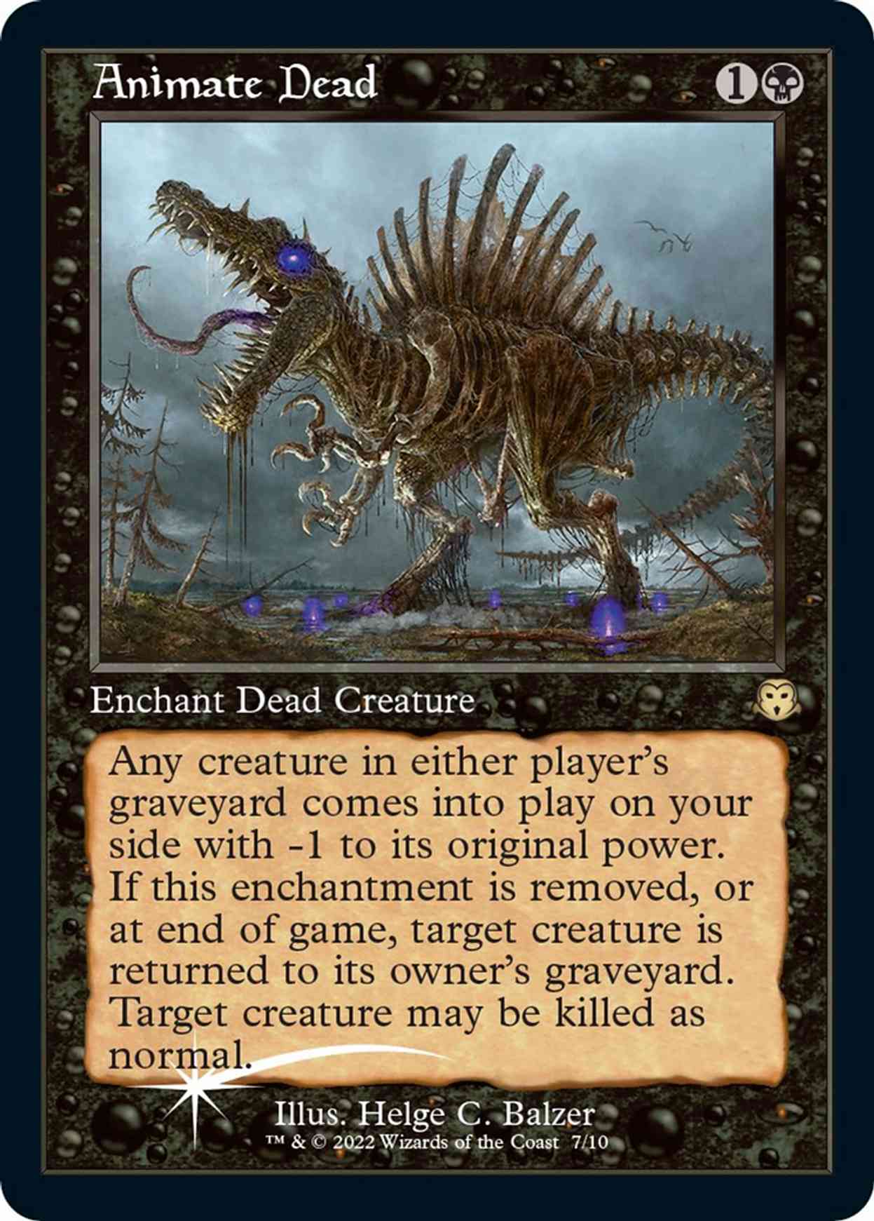 Animate Dead magic card front