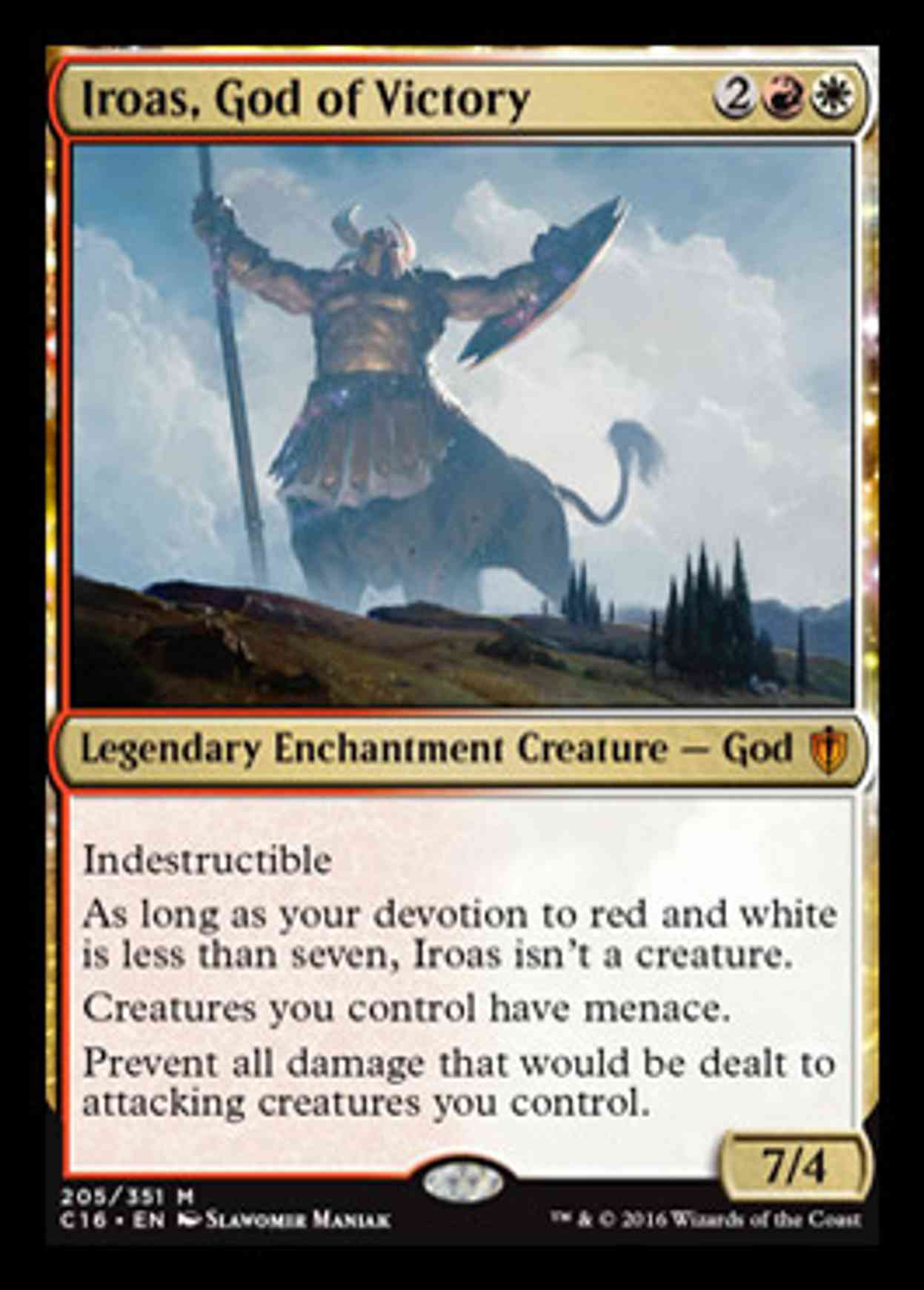 Iroas, God of Victory magic card front