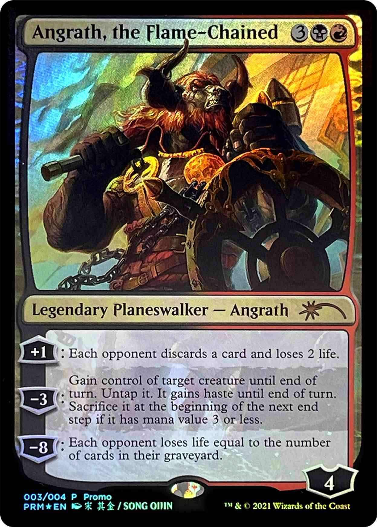 Angrath, the Flame-Chained magic card front