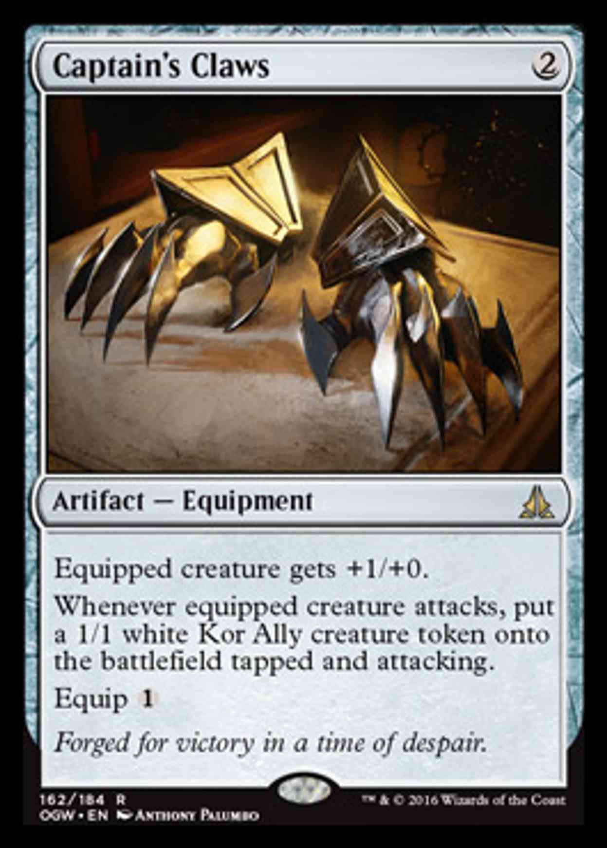 Captain's Claws magic card front