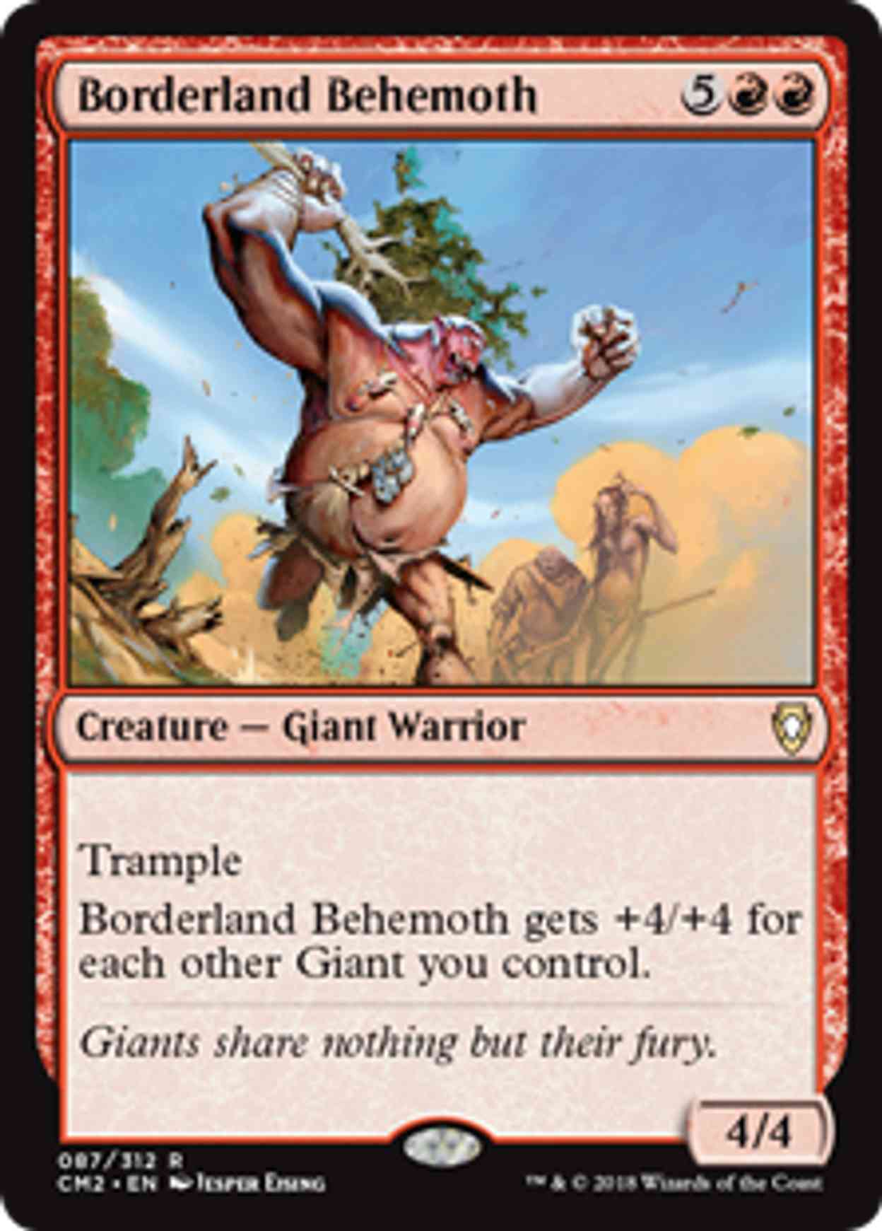 Borderland Behemoth magic card front
