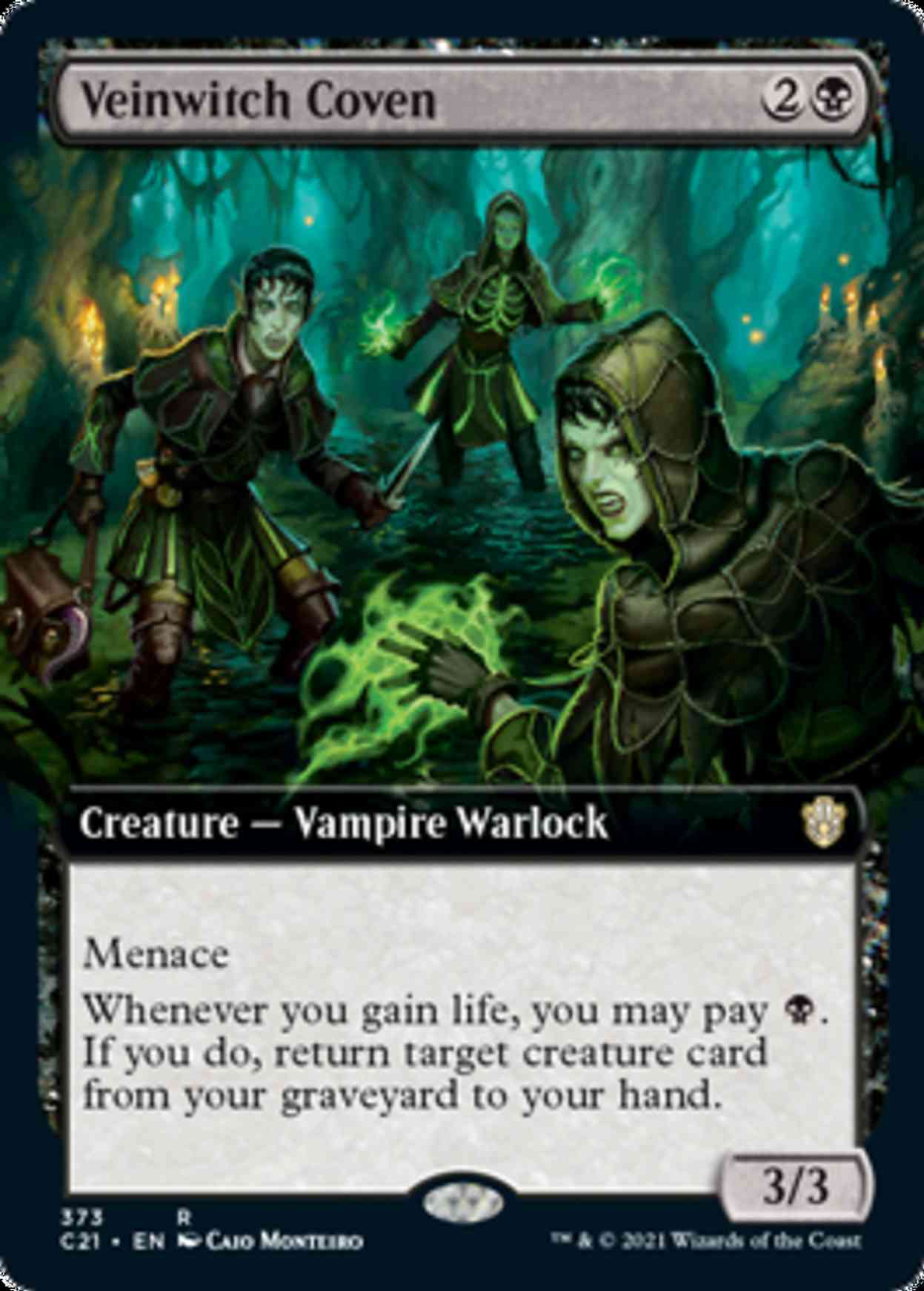 Veinwitch Coven (Extended Art) magic card front