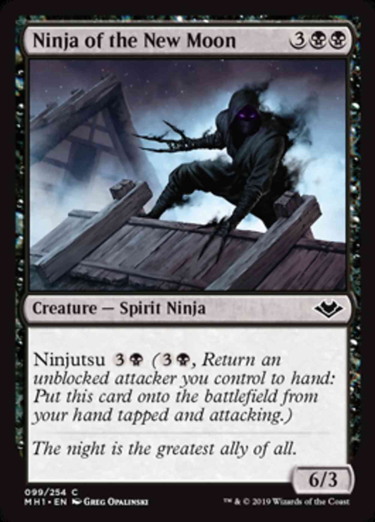 Ninja of the New Moon magic card front
