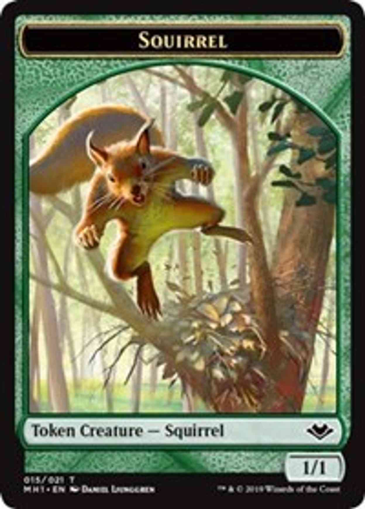 Squirrel Token (015) magic card front