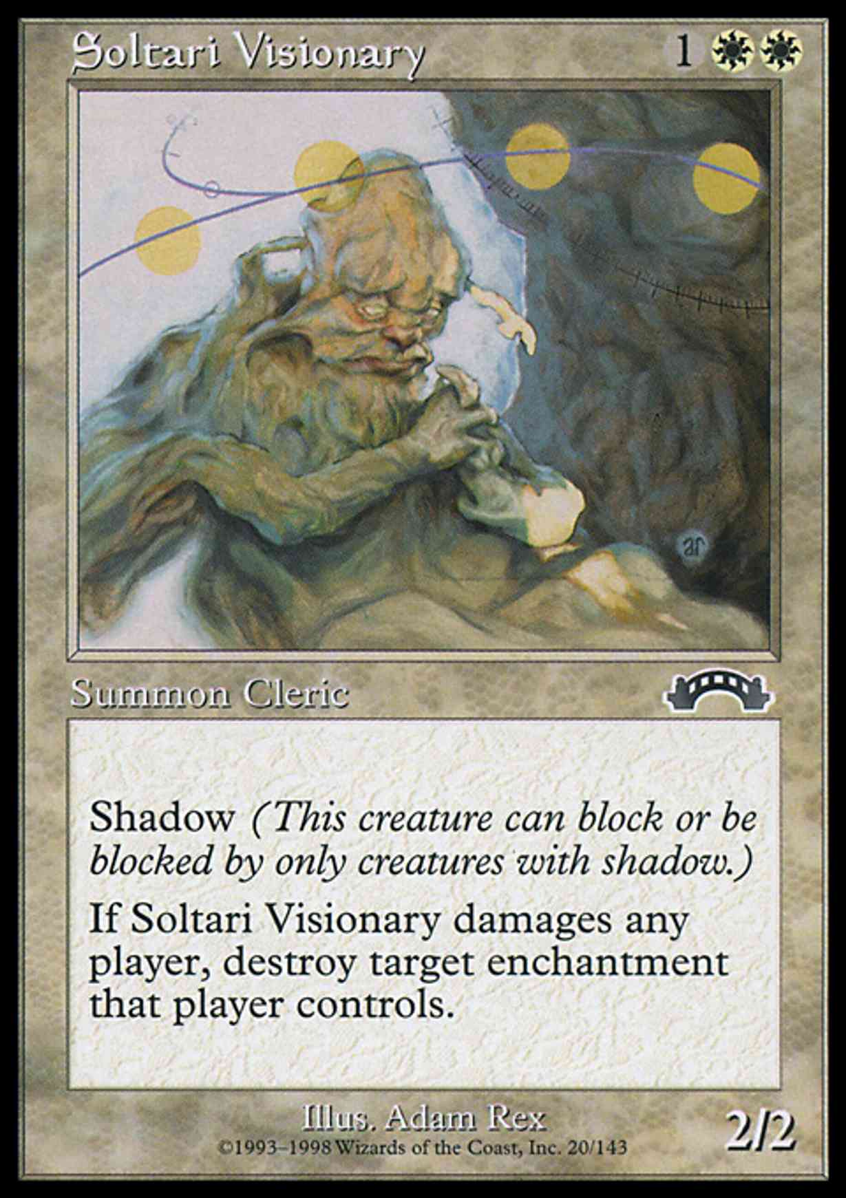 Soltari Visionary magic card front