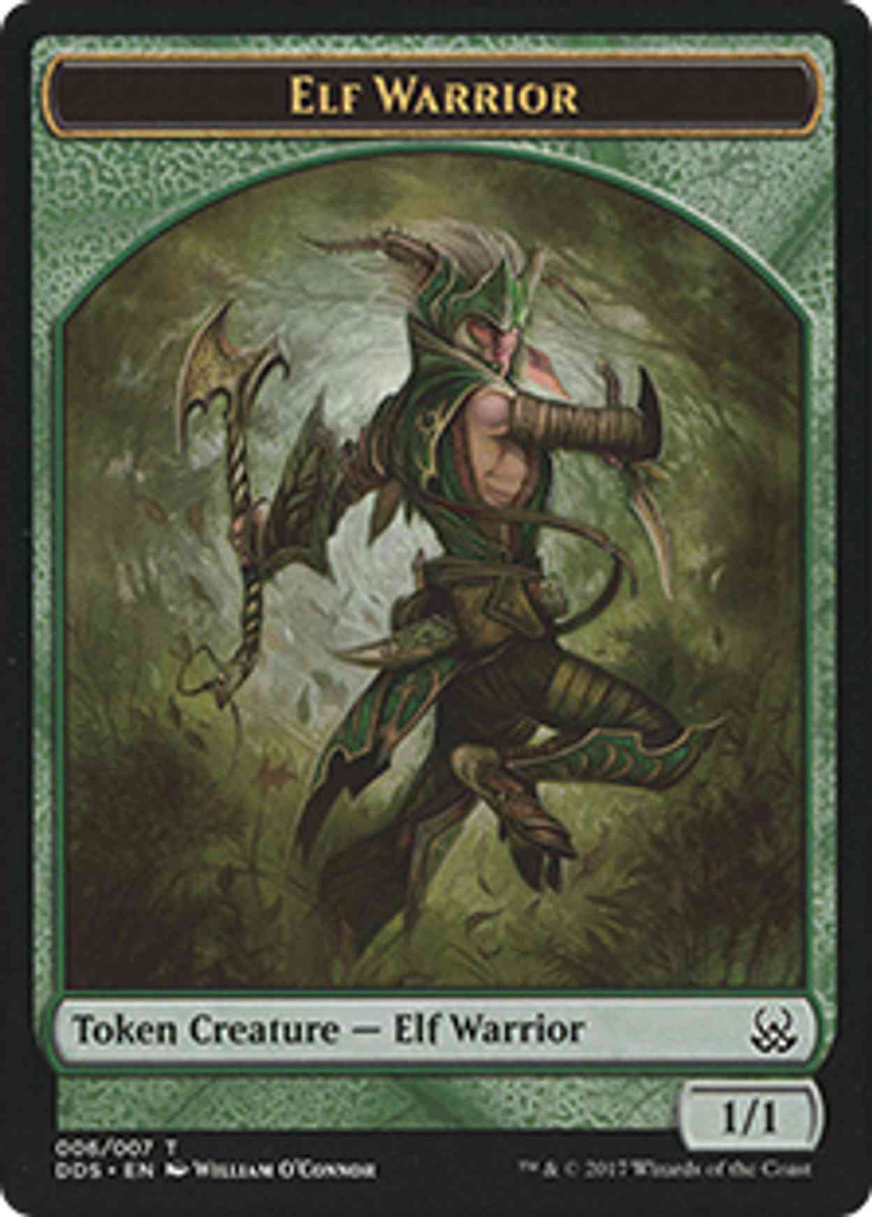 Elf Warrior Token magic card front