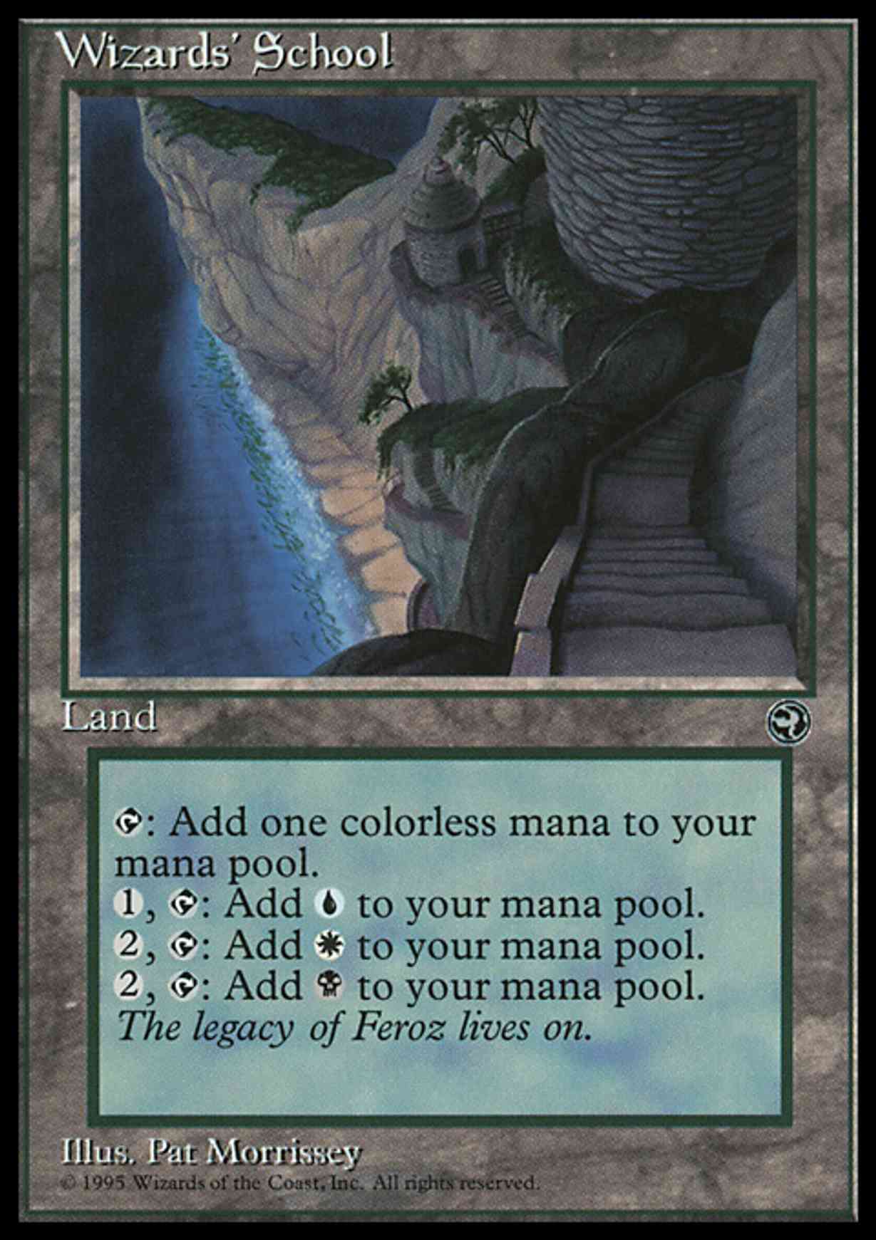 Wizards' School magic card front