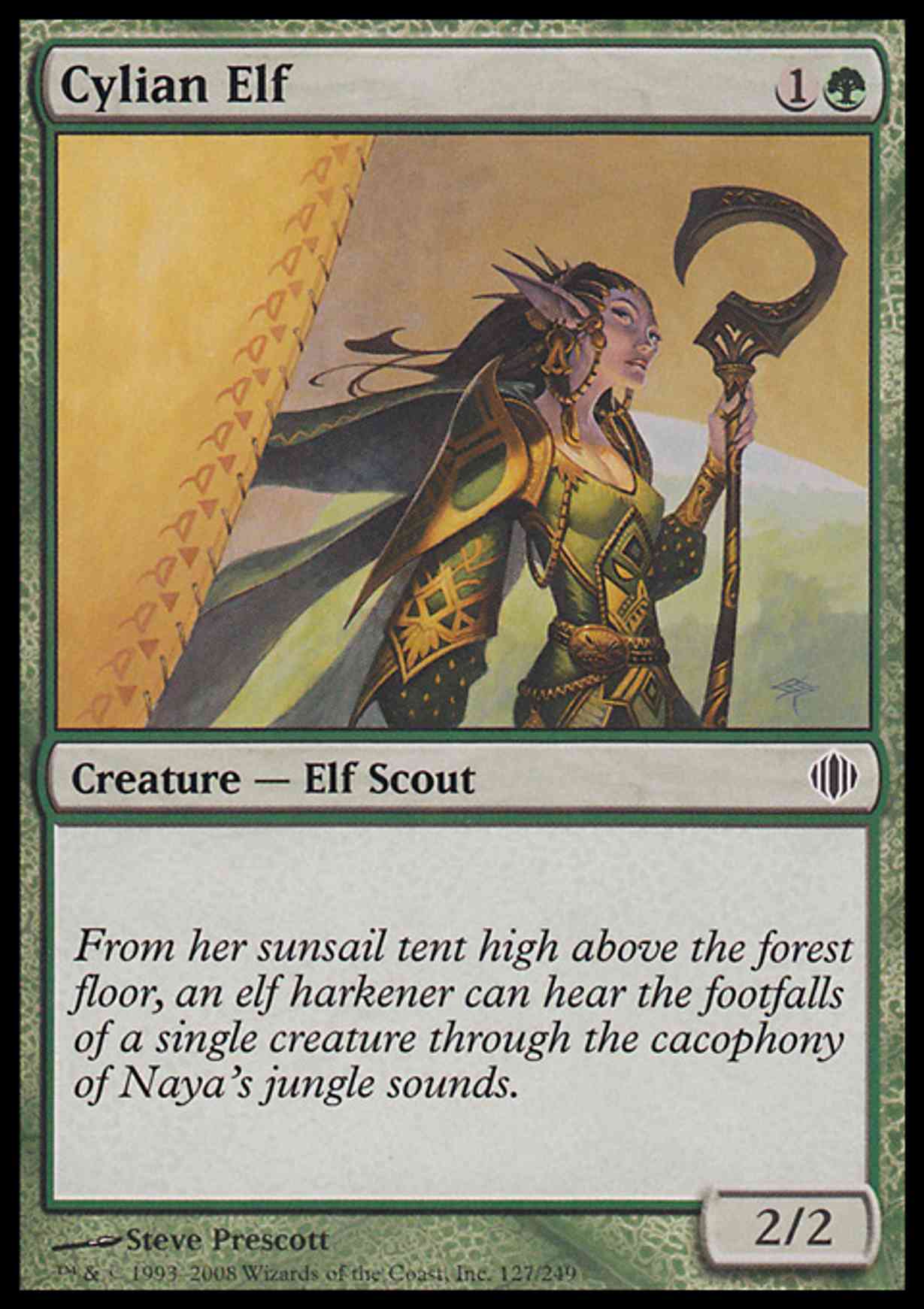 Cylian Elf magic card front