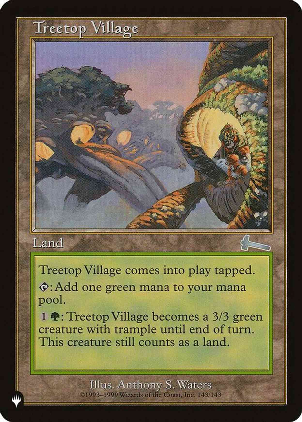 Treetop Village magic card front