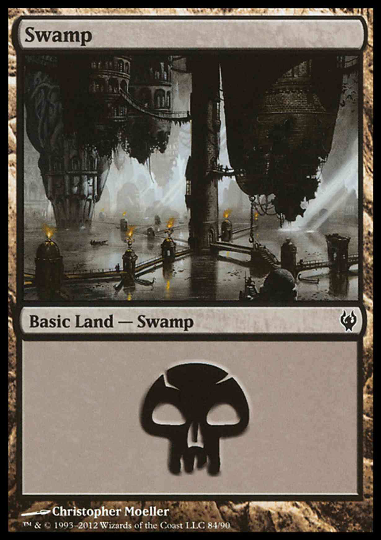 Swamp (84)  magic card front