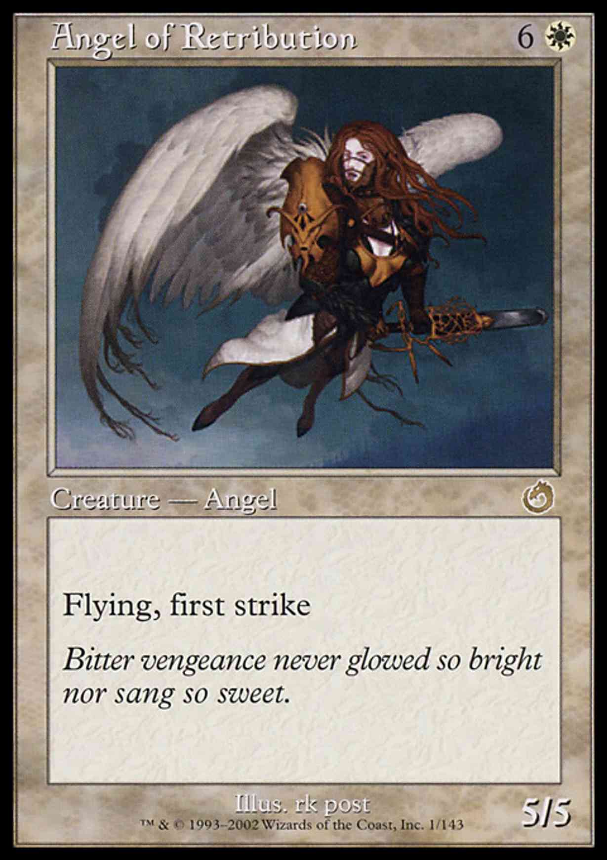 Angel of Retribution magic card front