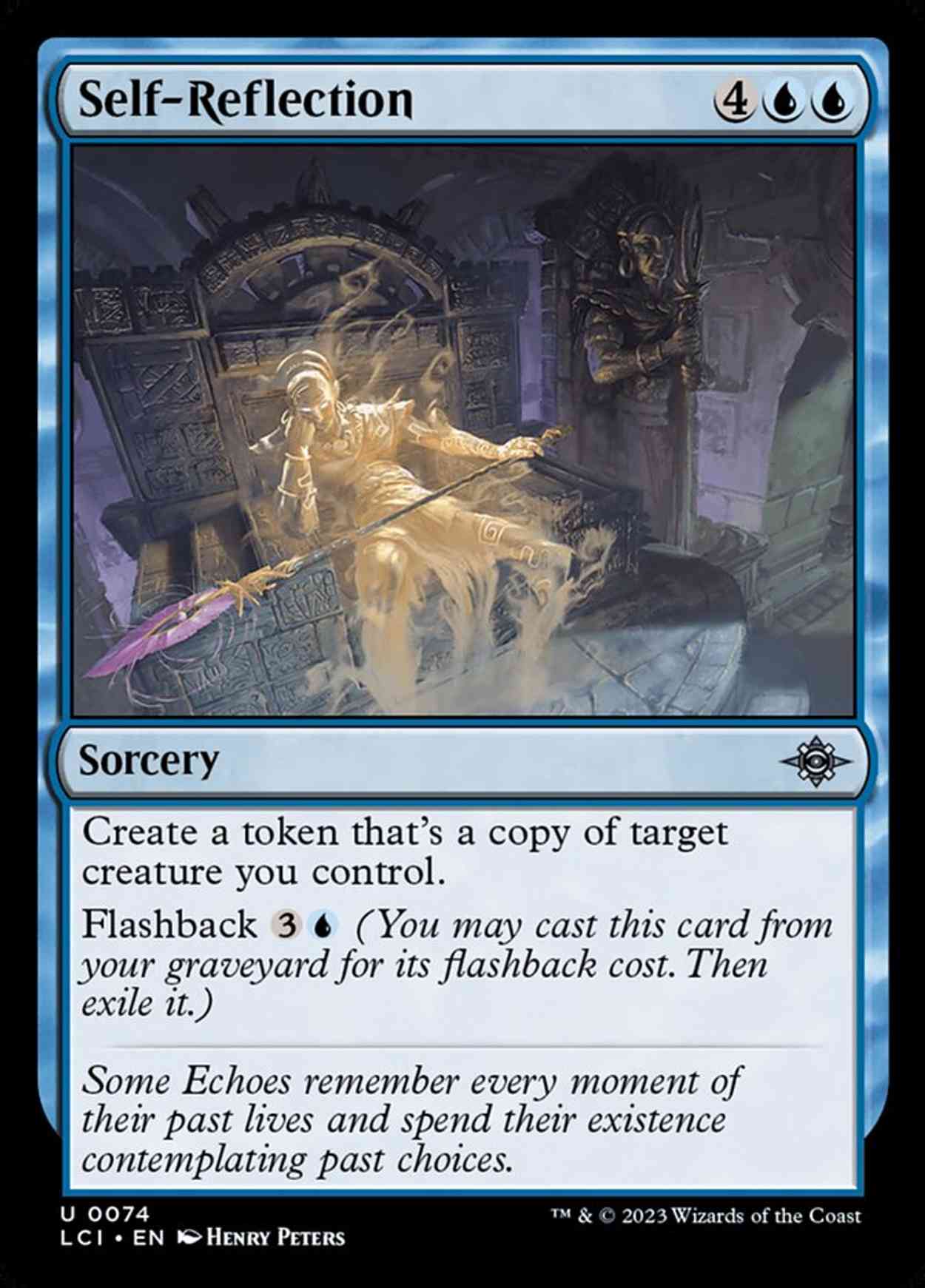 Self-Reflection magic card front