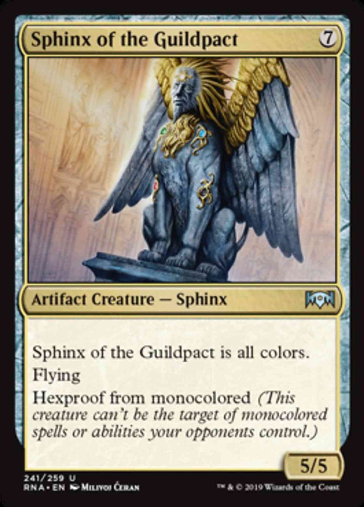 Sphinx of the Guildpact magic card front