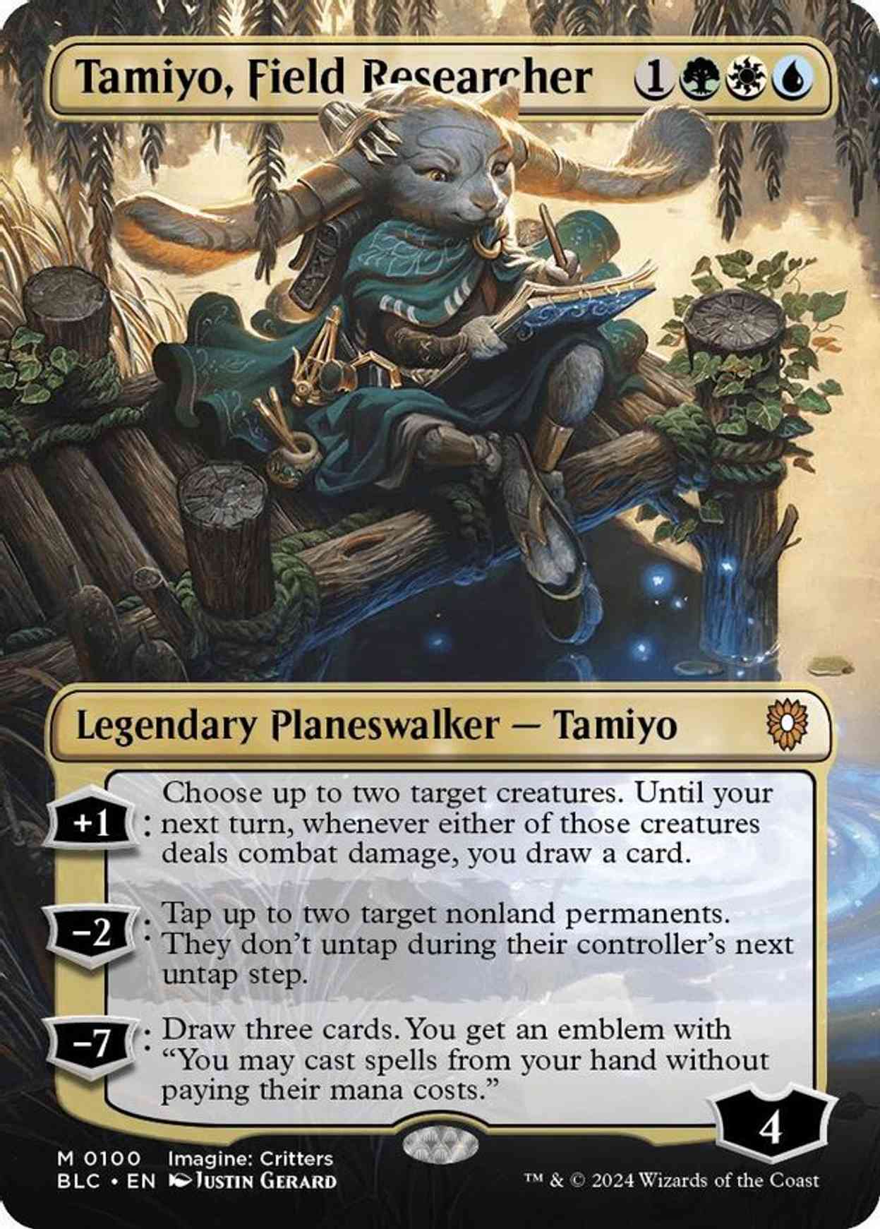 Tamiyo, Field Researcher (Borderless) magic card front