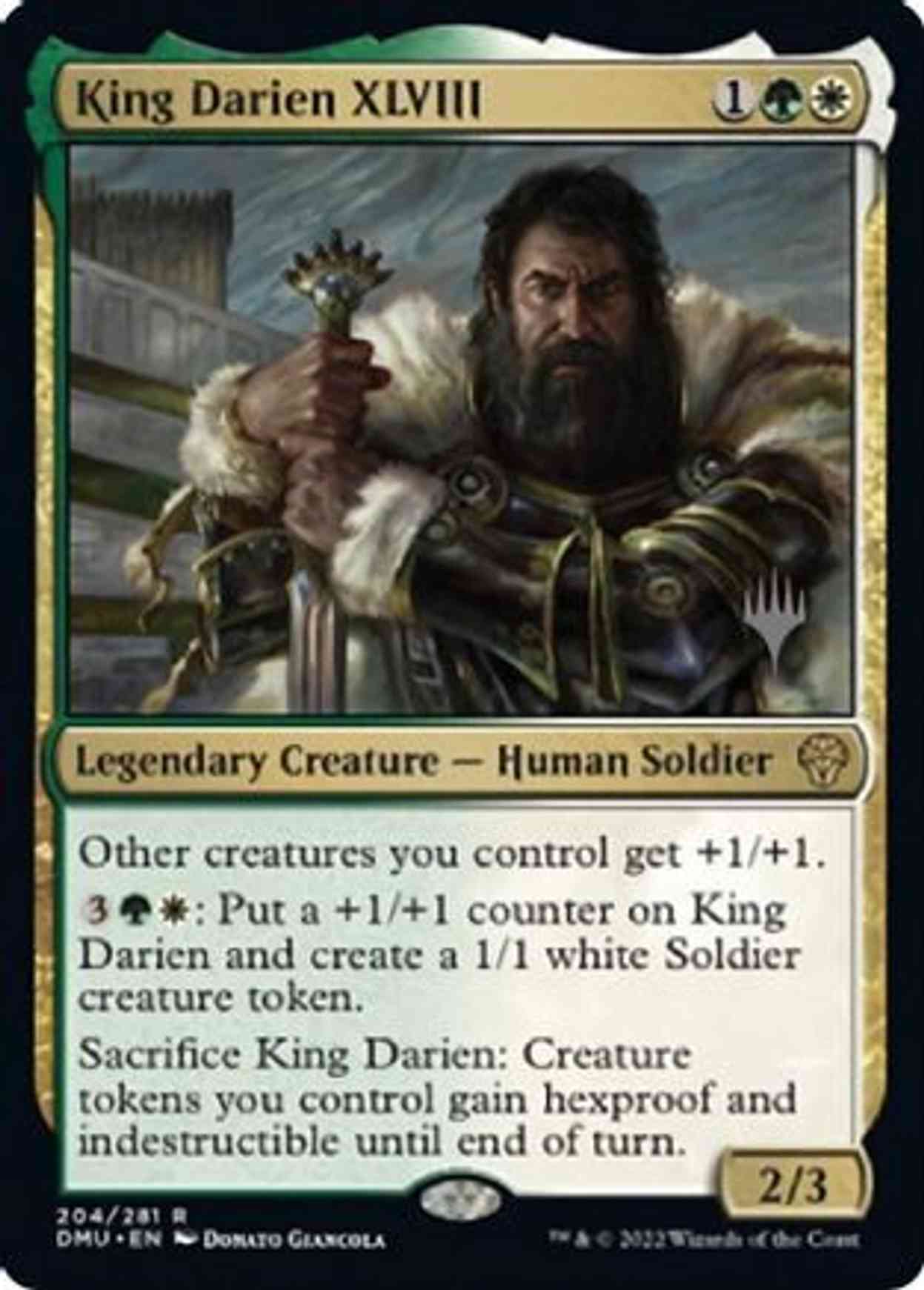 King Darien XLVIII magic card front