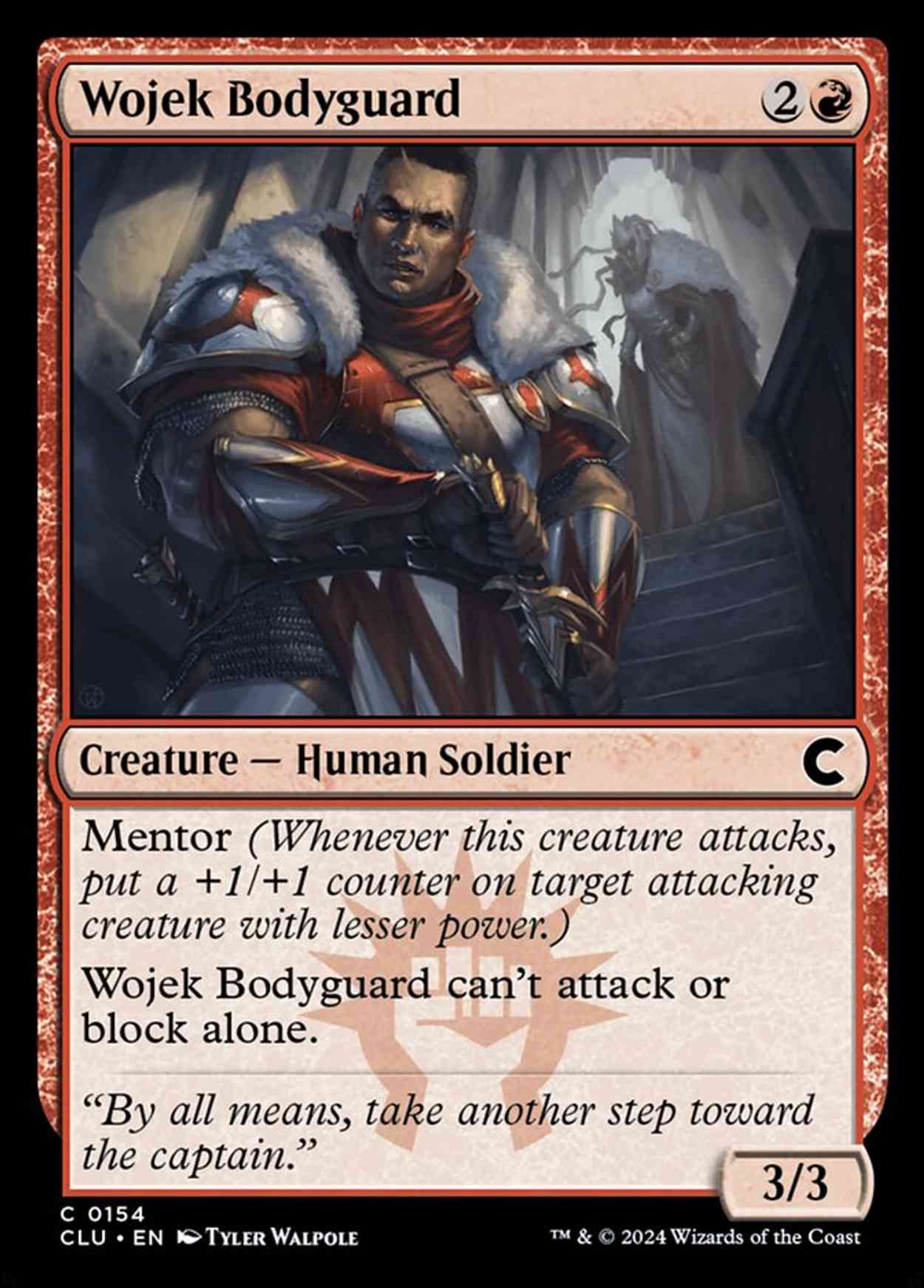 Wojek Bodyguard magic card front