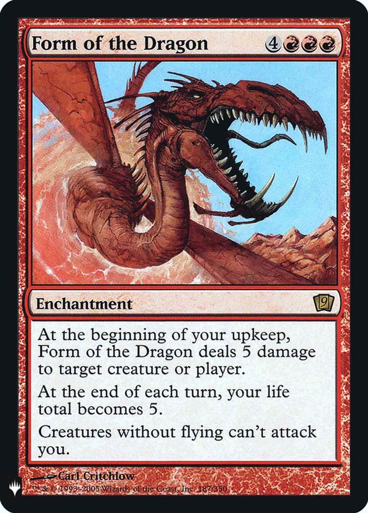 Form of the Dragon magic card front