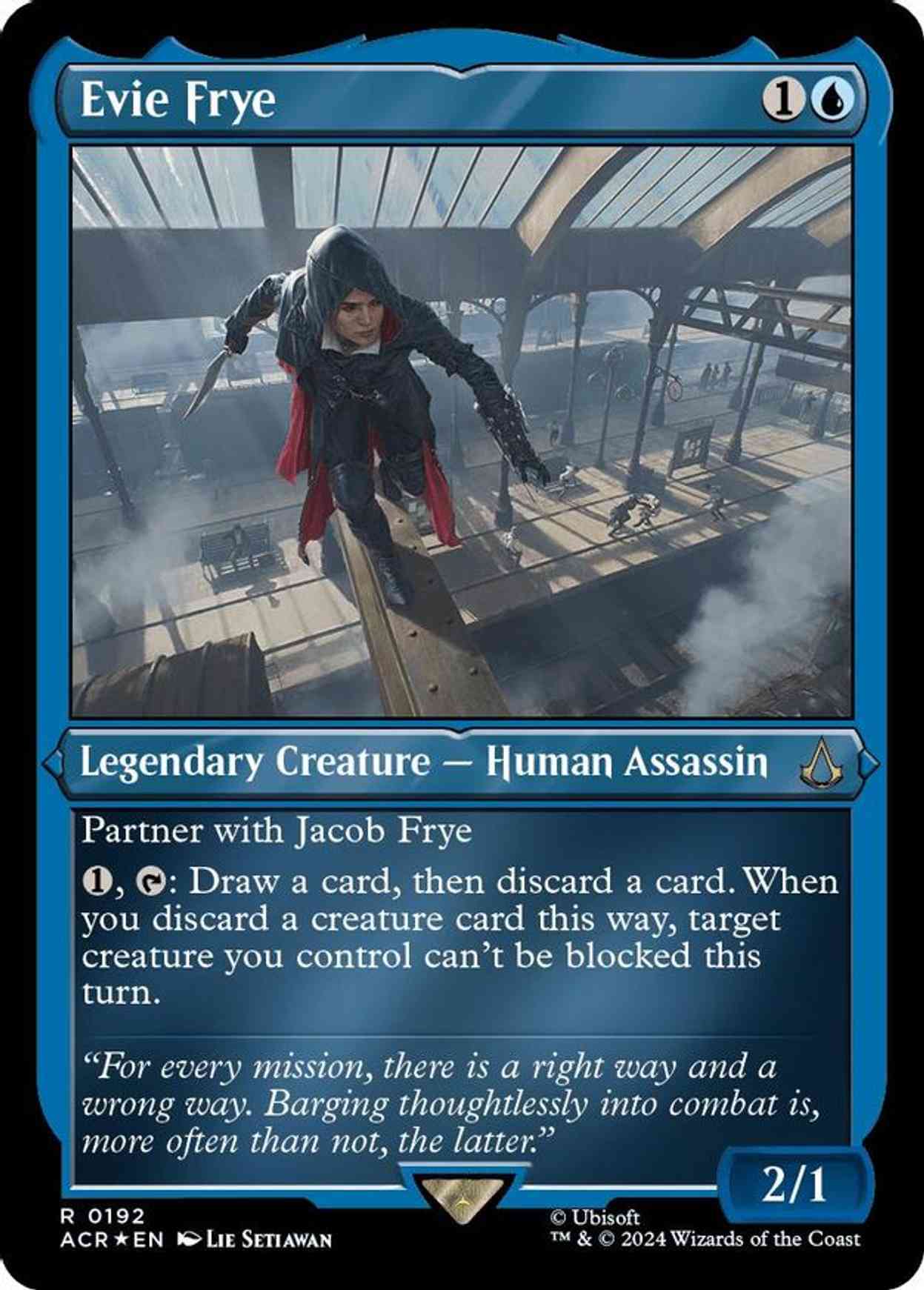 Evie Frye (Foil Etched) magic card front