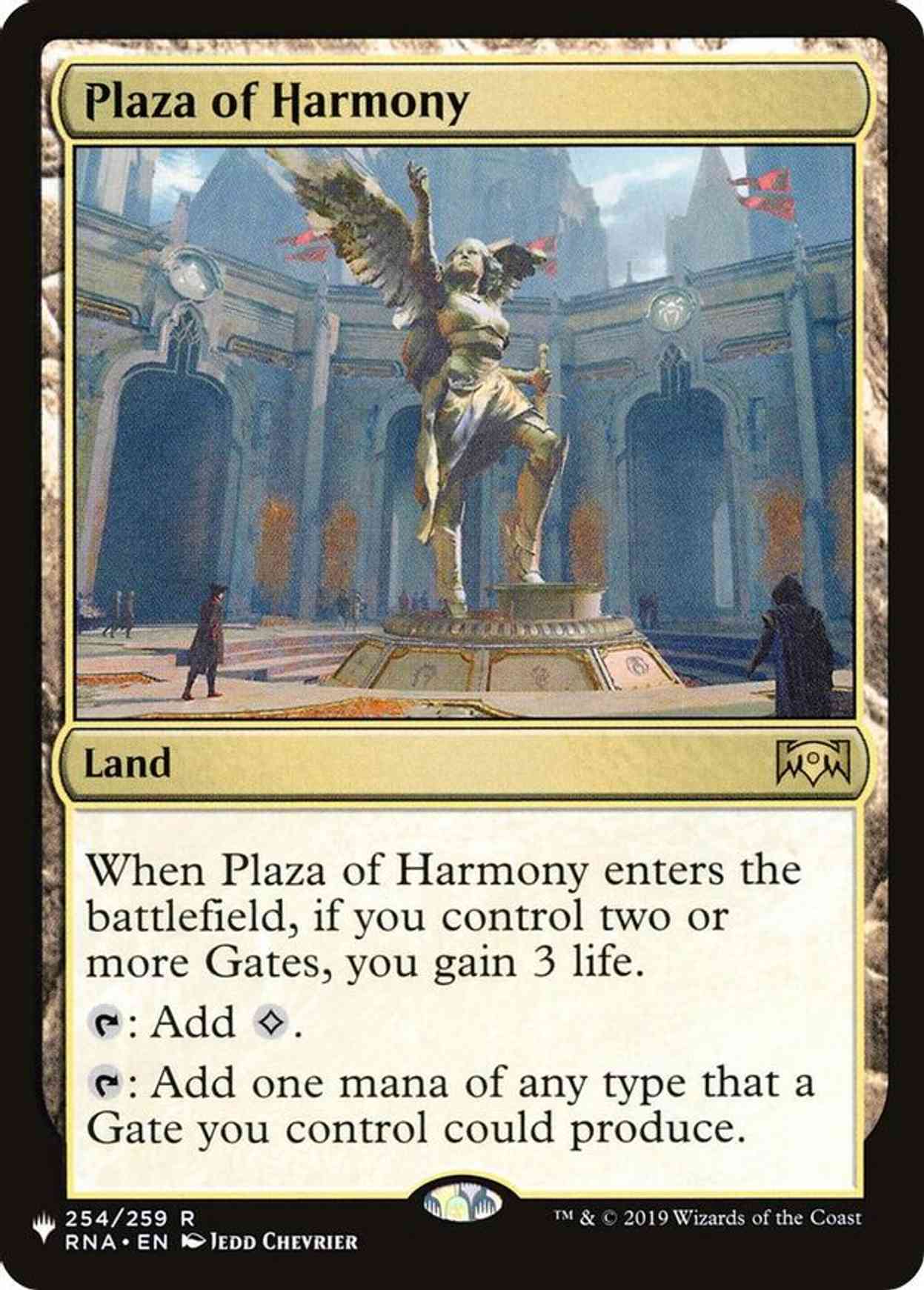 Plaza of Harmony magic card front