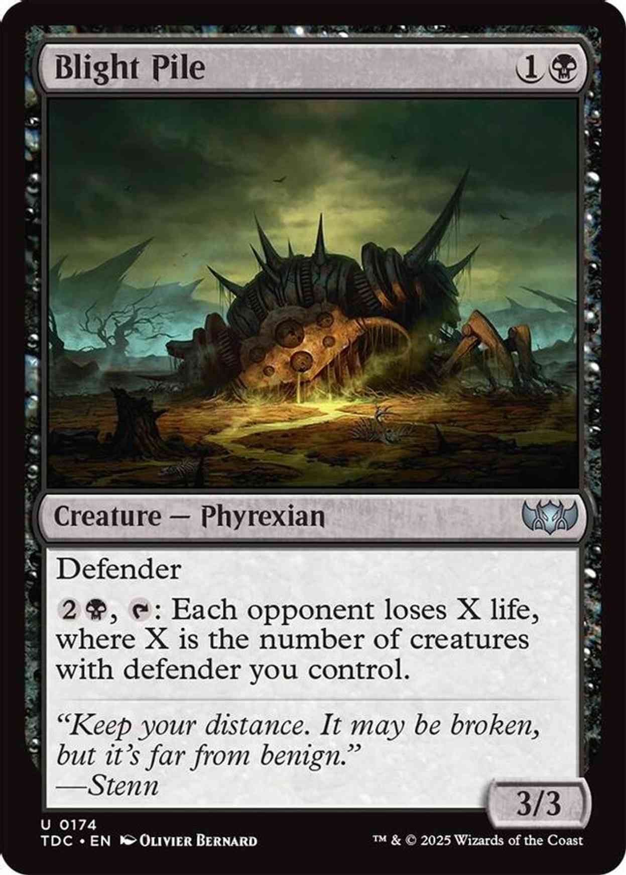 Blight Pile magic card front