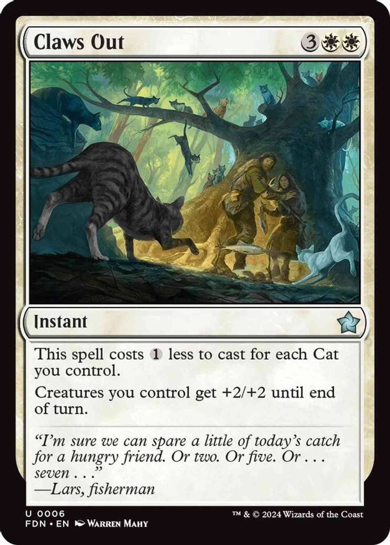 Claws Out magic card front