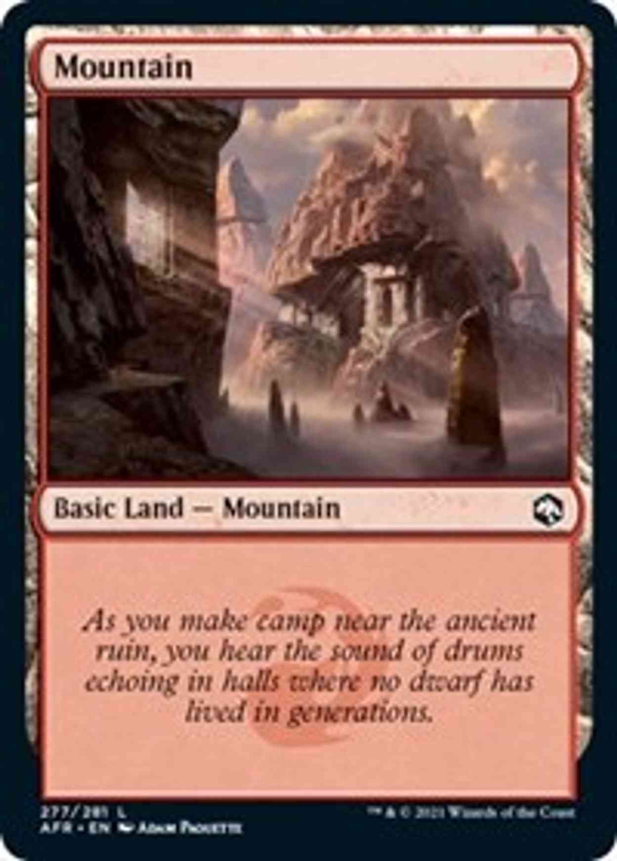 Mountain (277) magic card front