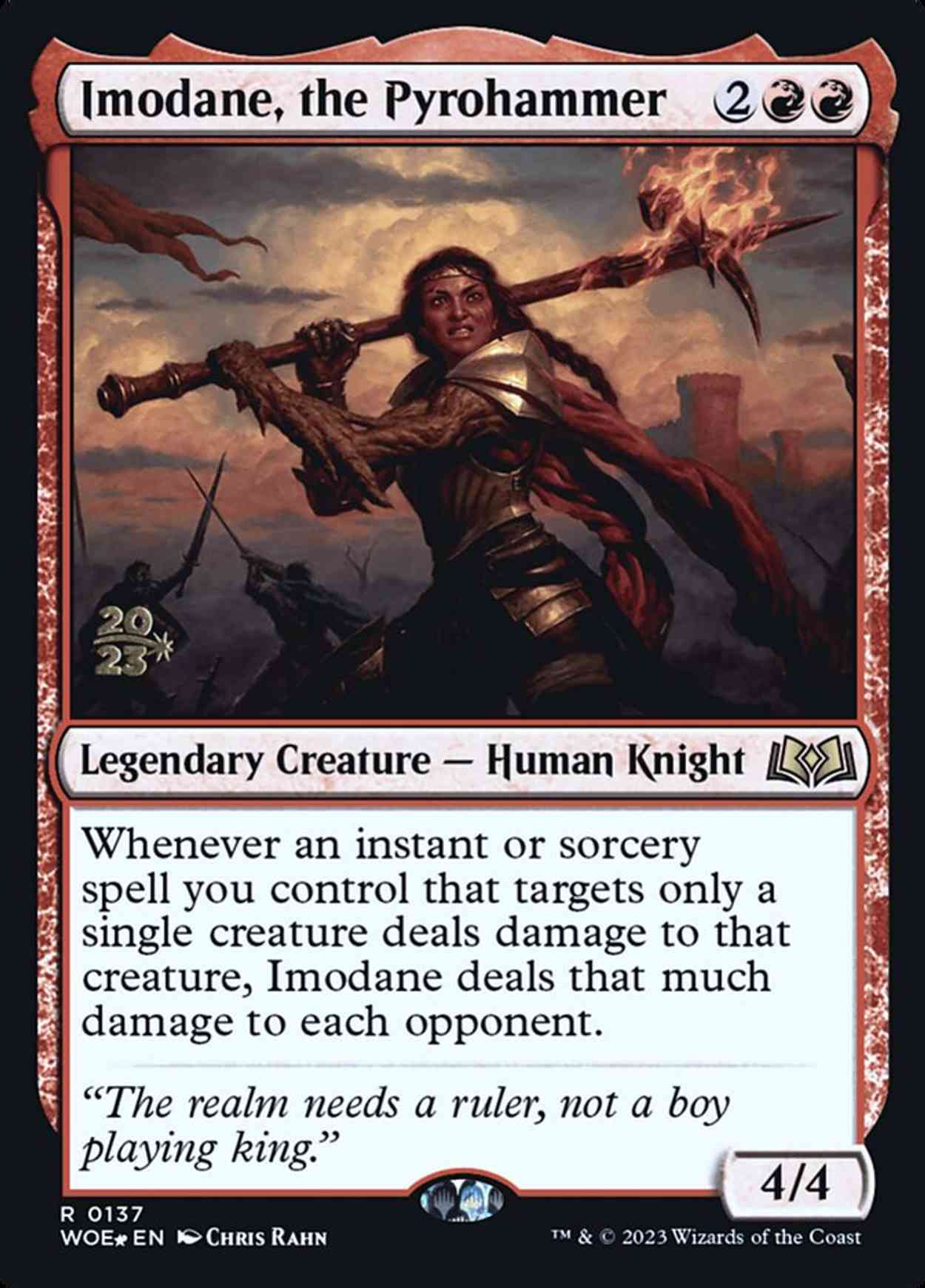 Imodane, the Pyrohammer magic card front