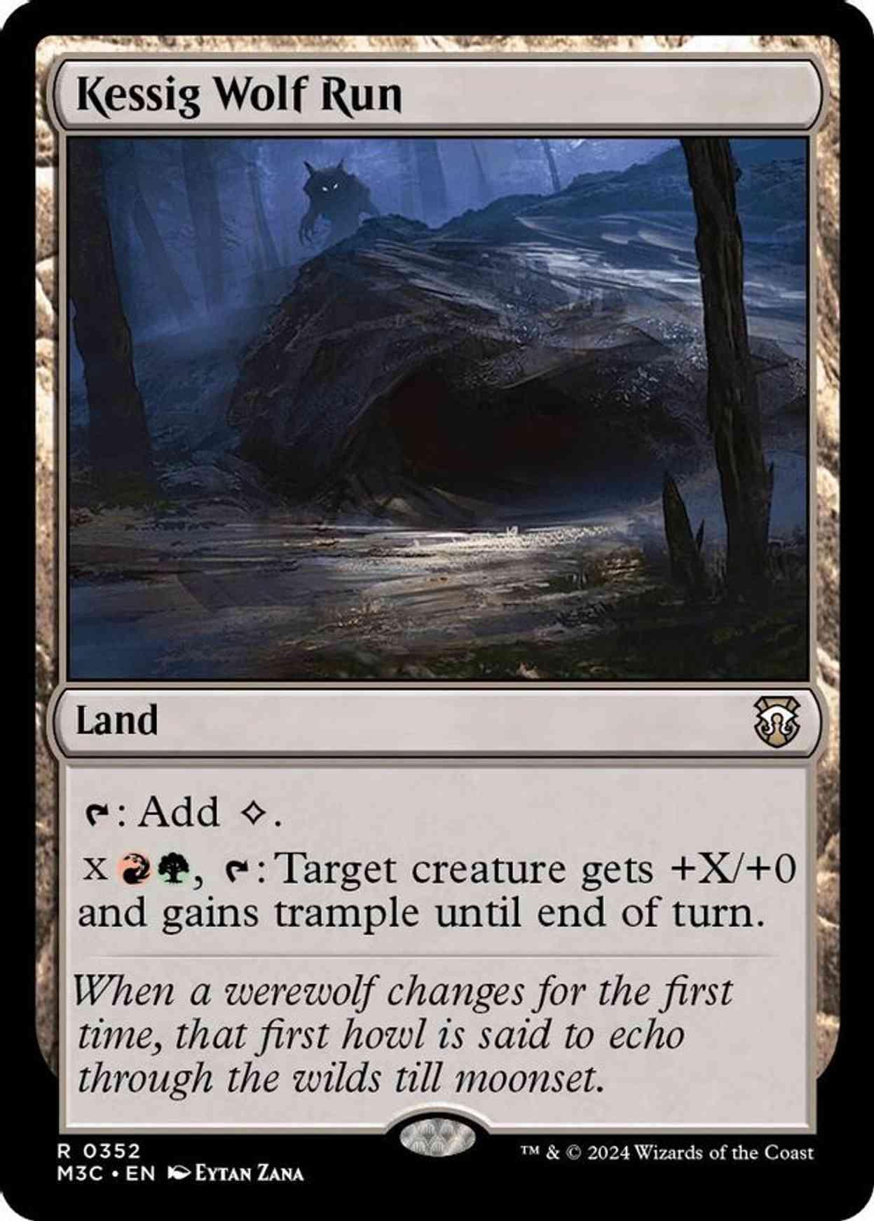 Kessig Wolf Run (Ripple Foil) magic card front