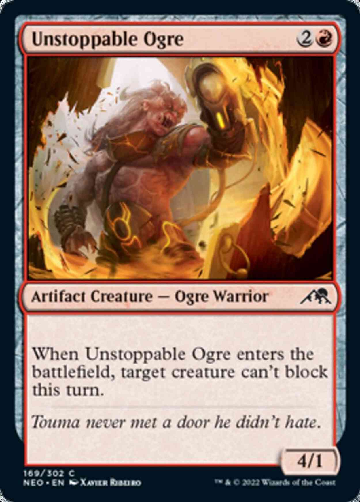 Unstoppable Ogre magic card front