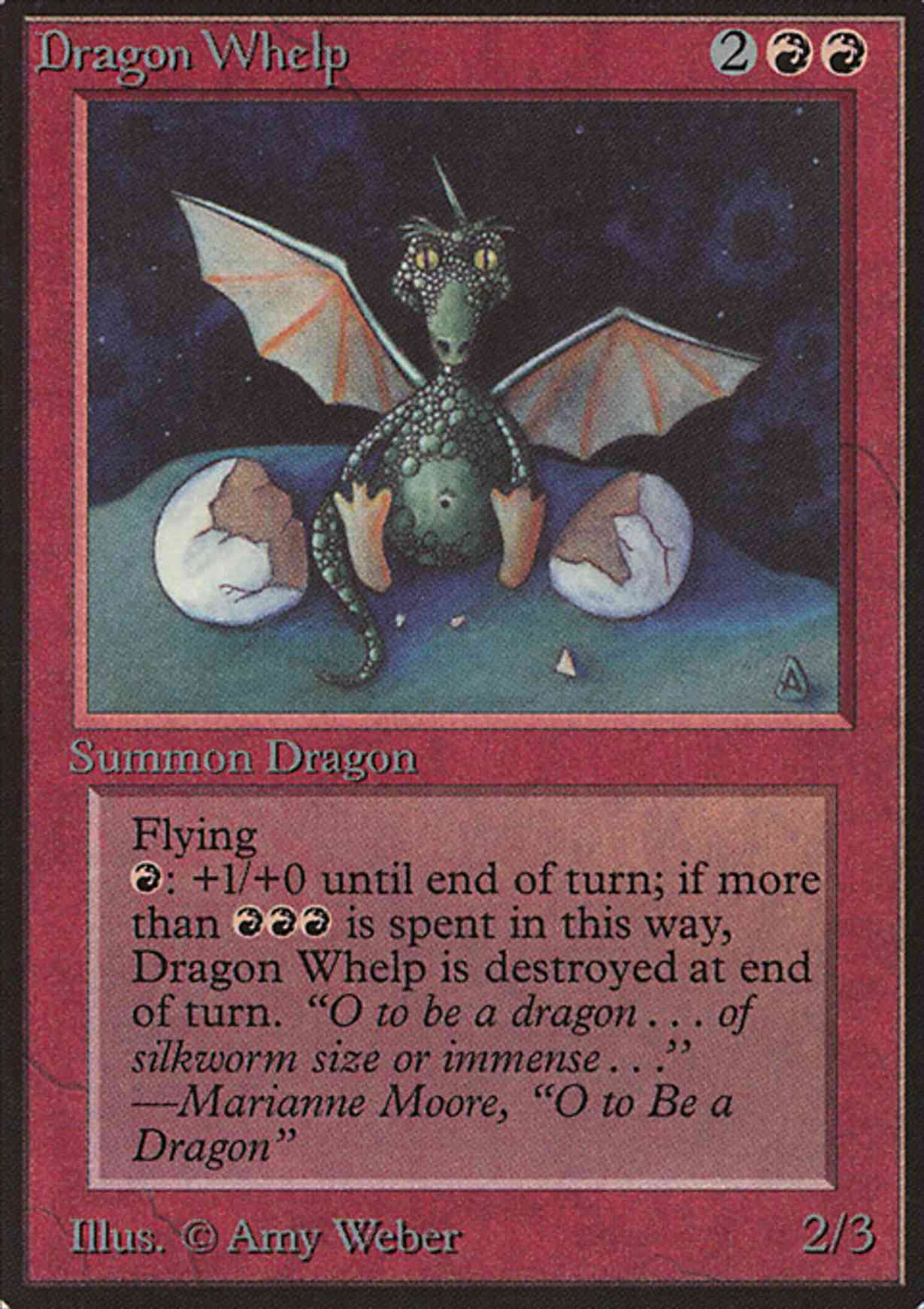 Dragon Whelp magic card front