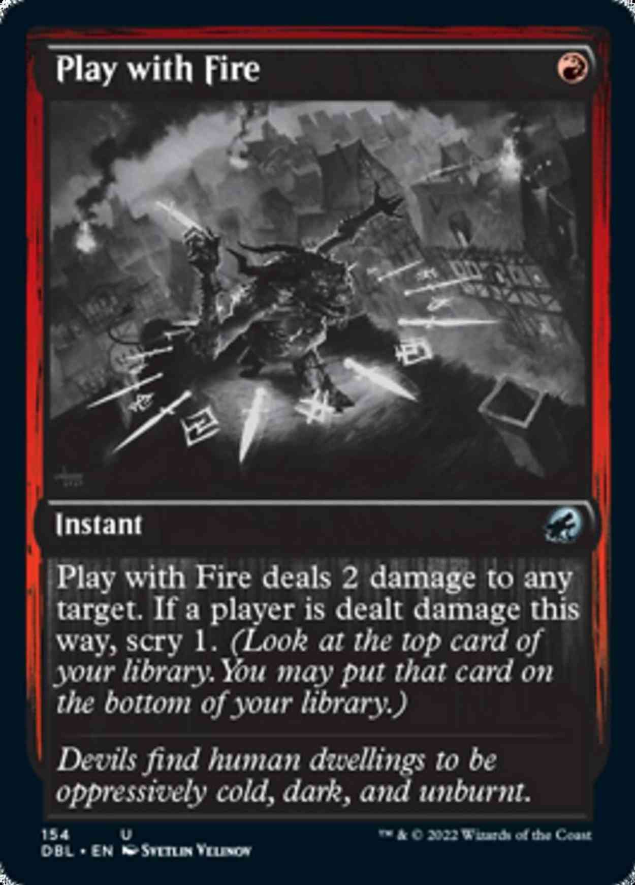Play with Fire magic card front