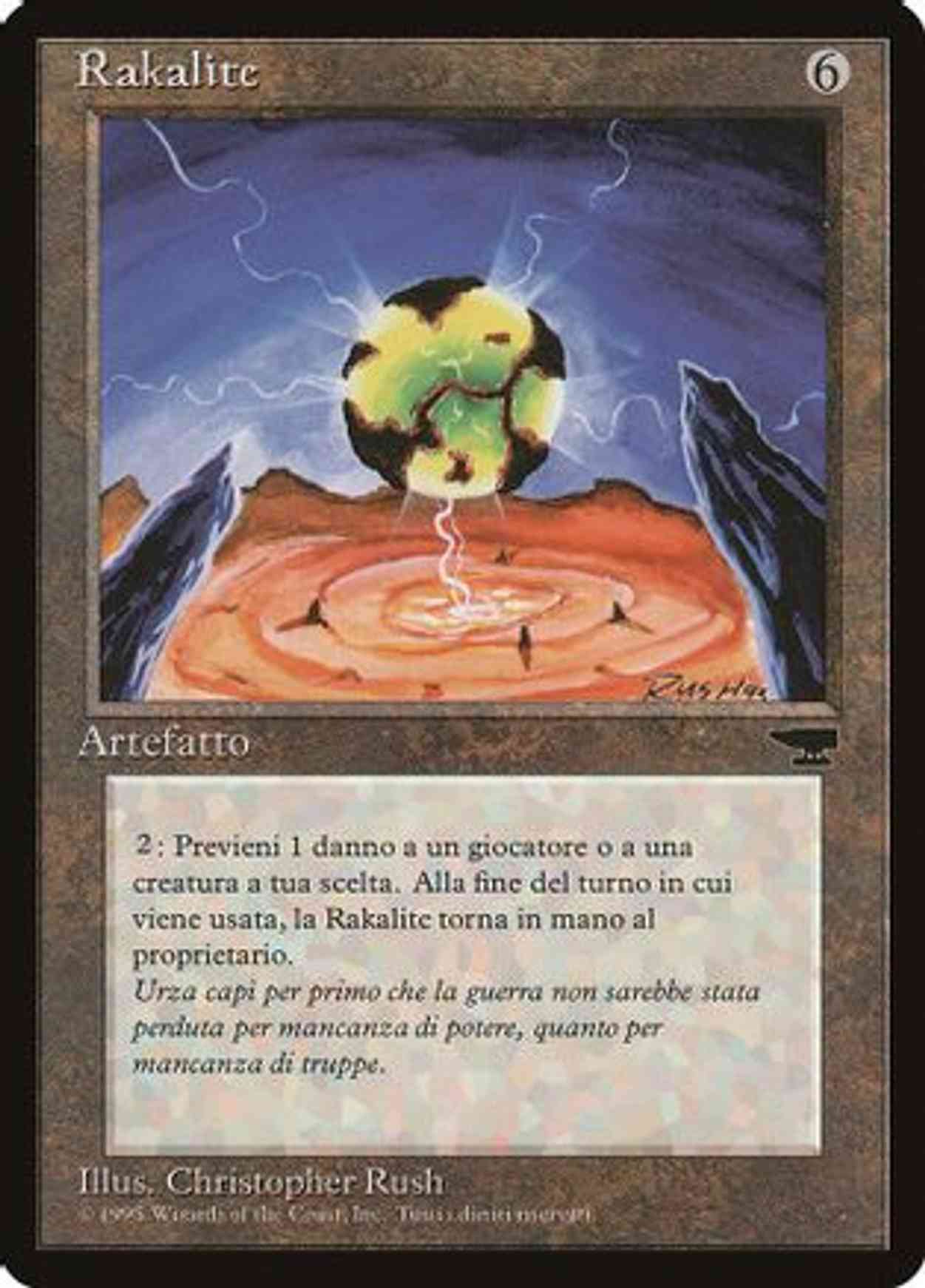 Rakalite (Italian) magic card front