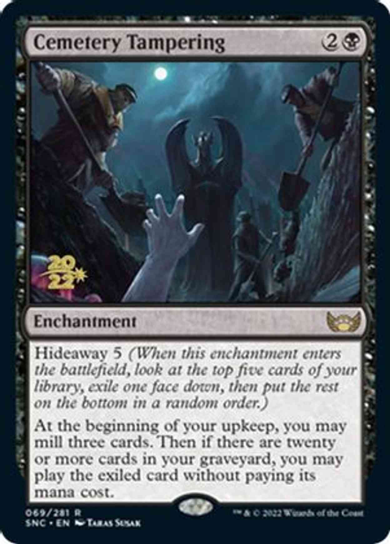 Cemetery Tampering magic card front