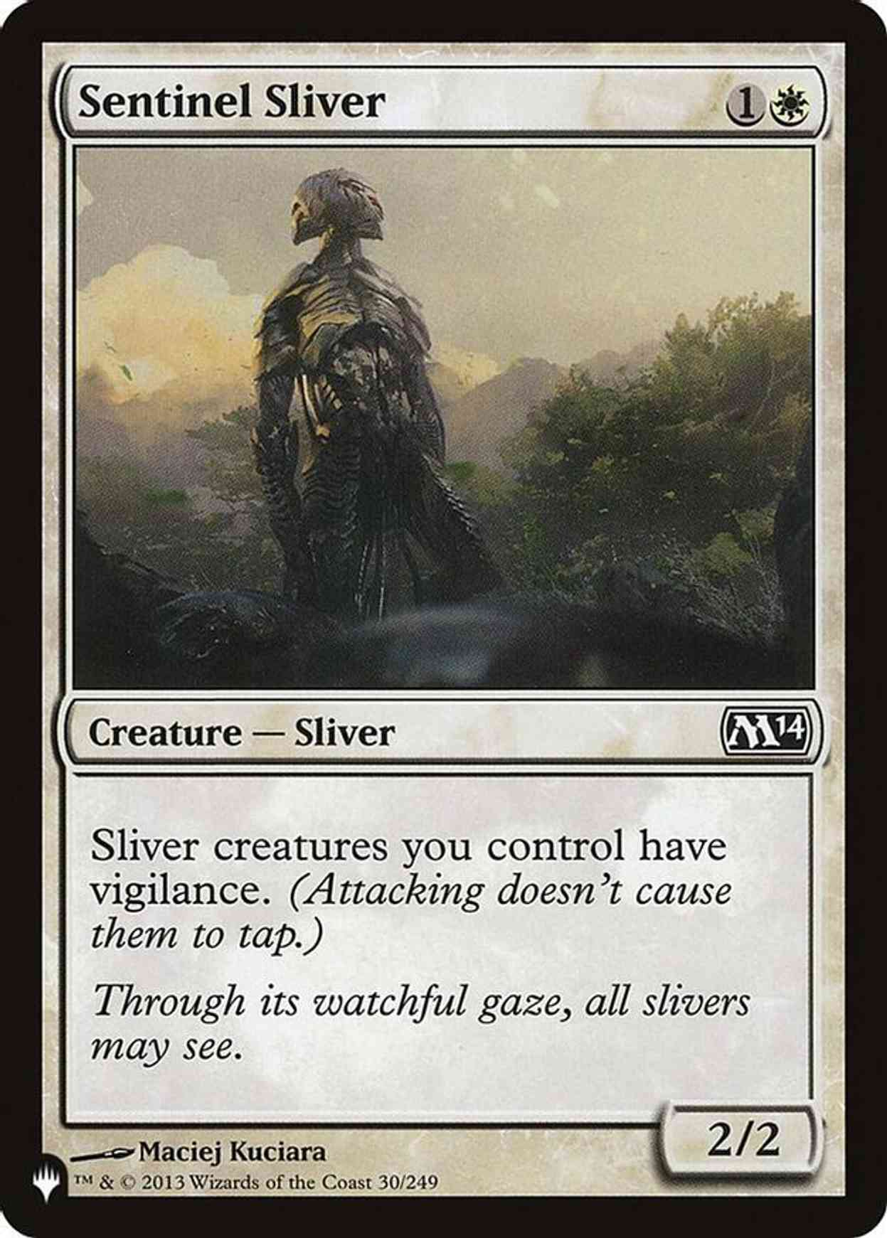 Sentinel Sliver magic card front